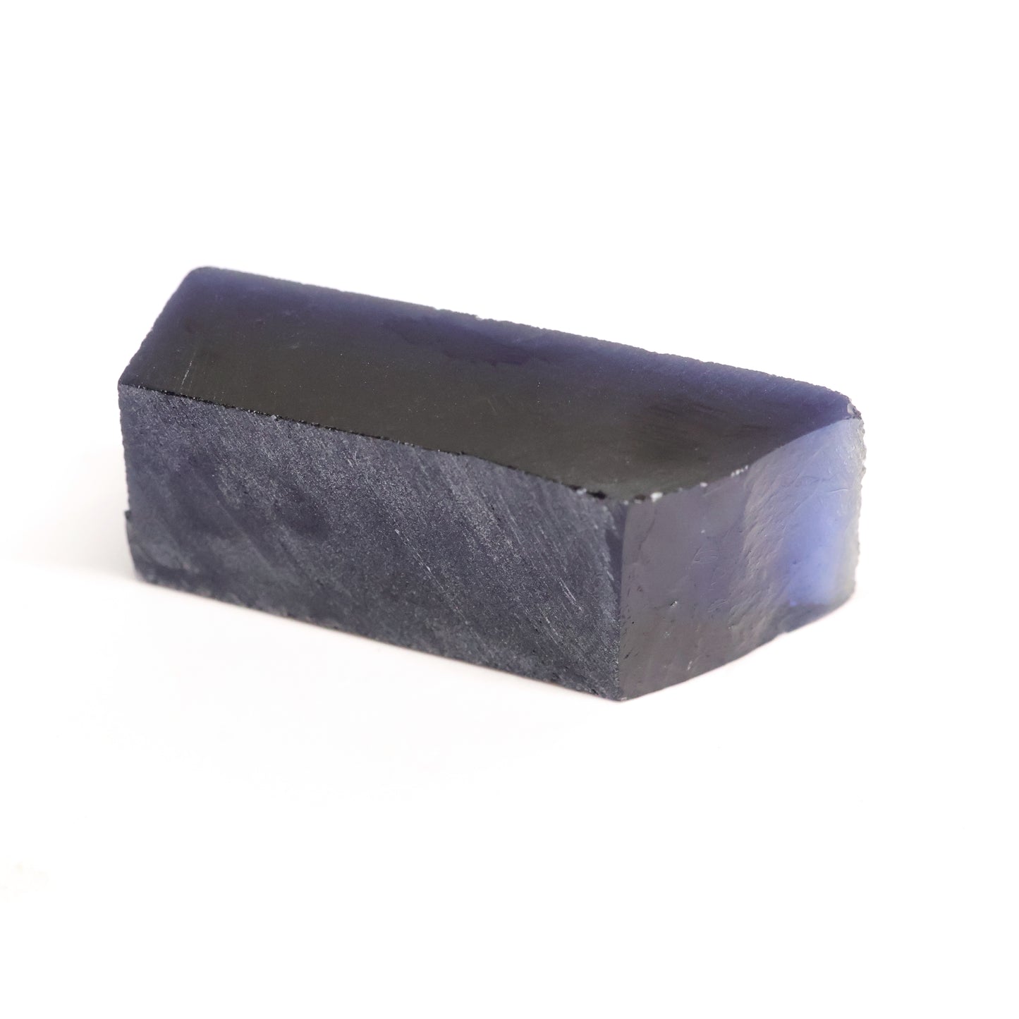 Dark Blue Czochralski Pulled Sapphire - Grade A - Faceting Rough