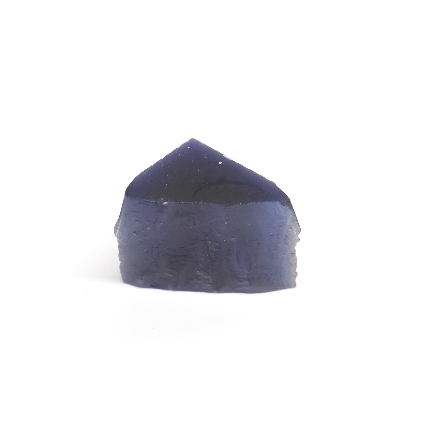 Dark Blue Czochralski Pulled Sapphire - Grade A - Faceting Rough