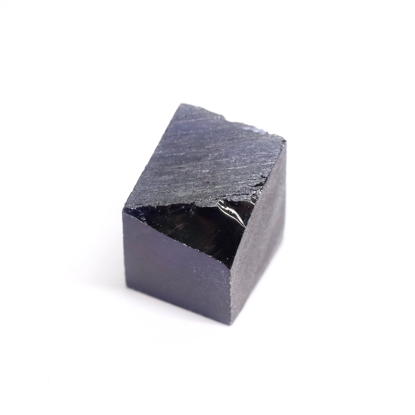 Dark Blue Czochralski Pulled Sapphire - Grade A - Faceting Rough