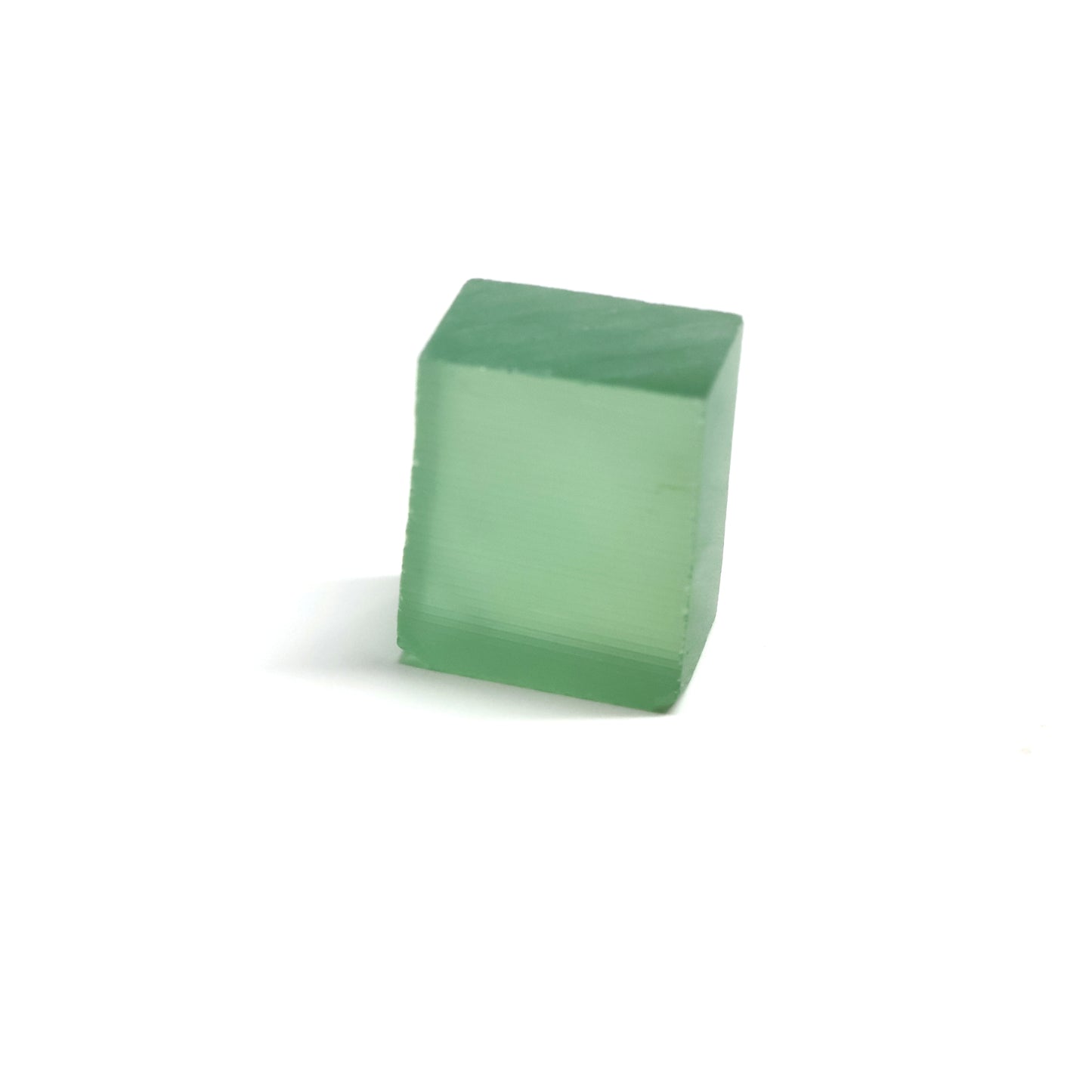 Mint Green Czochralski Pulled Sapphire - Grade A - Faceting Rough