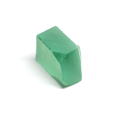 Mint Green Czochralski Pulled Sapphire - Grade A - Faceting Rough