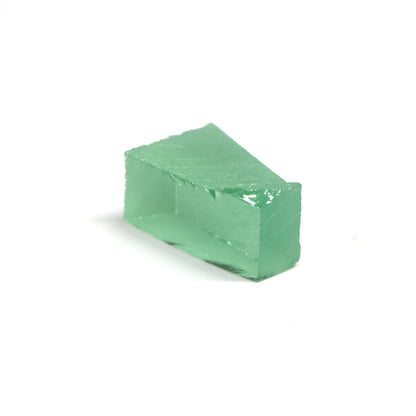 Mint Green Czochralski Pulled Sapphire - Grade A - Faceting Rough