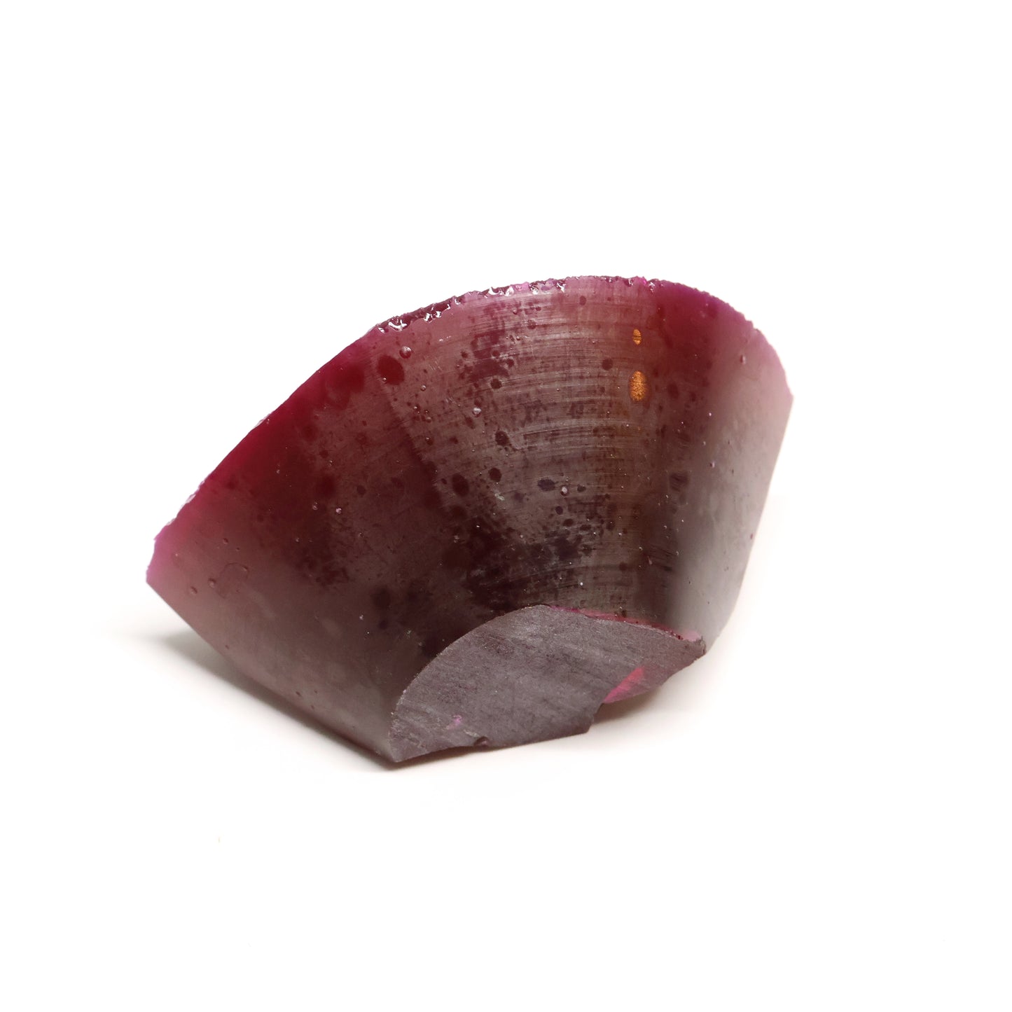 Pigeon Blood Red  Czochralski Pulled Ruby - Grade A - Faceting Rough