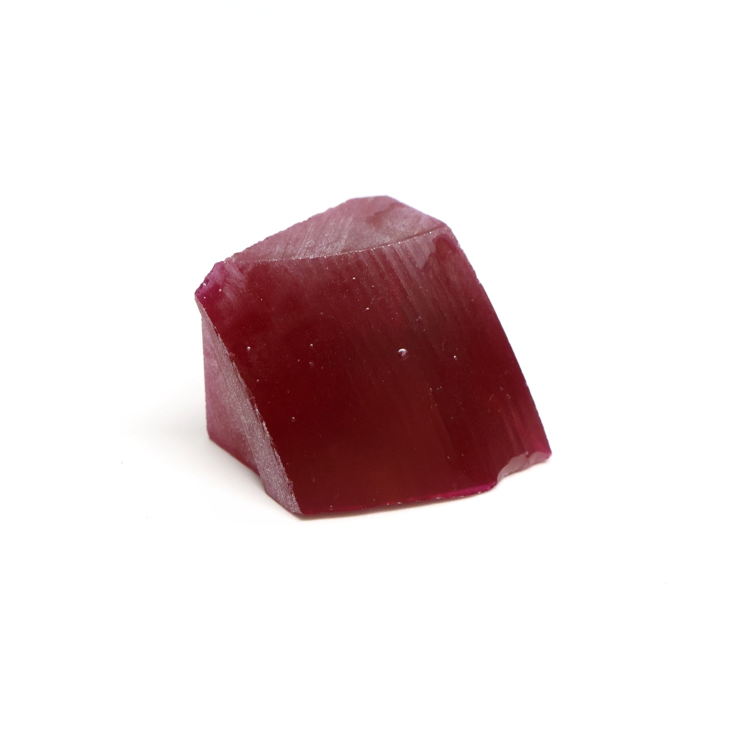 Pigeon Blood Red  Czochralski Pulled Ruby - Grade A - Faceting Rough