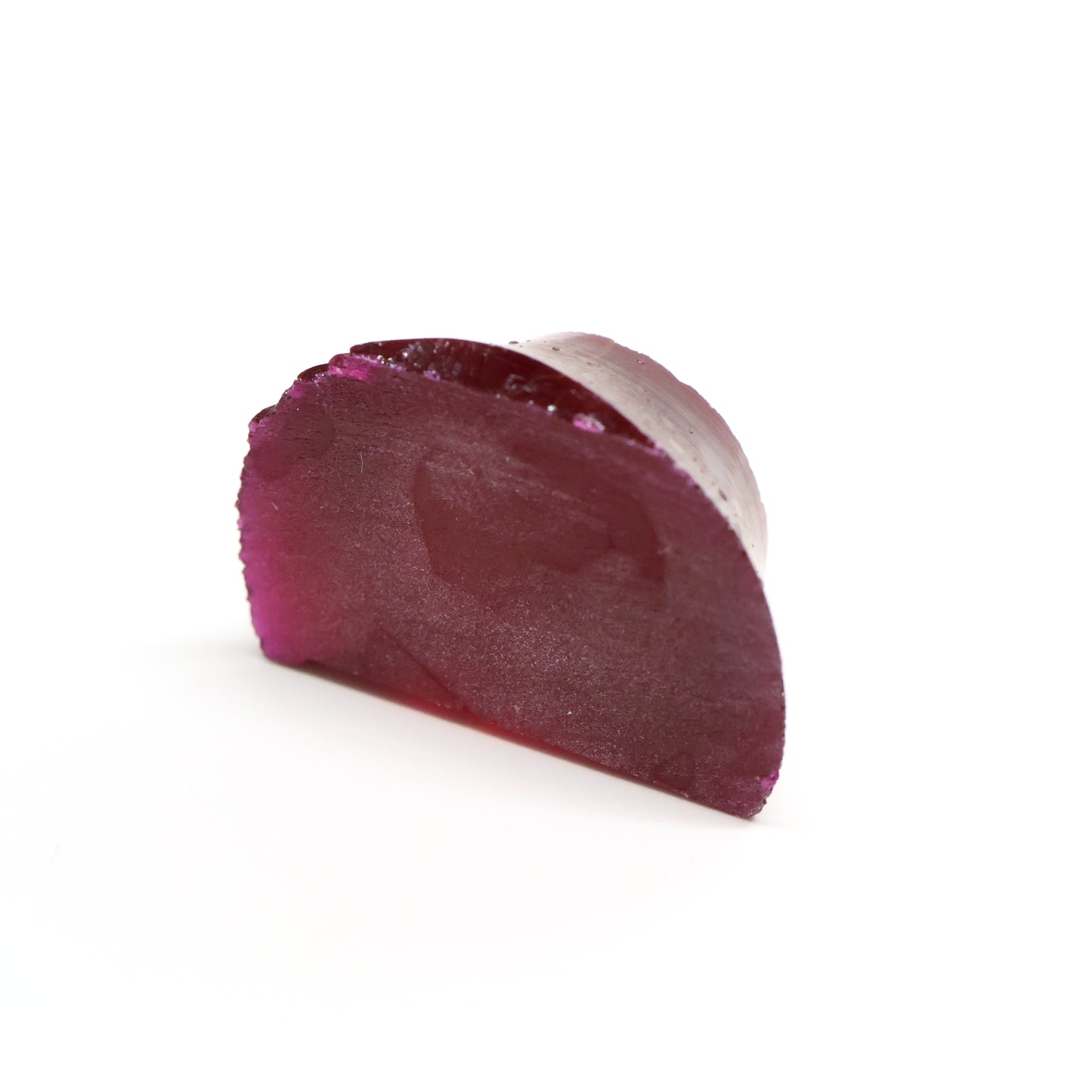 Pigeon Blood Red  Czochralski Pulled Ruby - Grade A - Faceting Rough