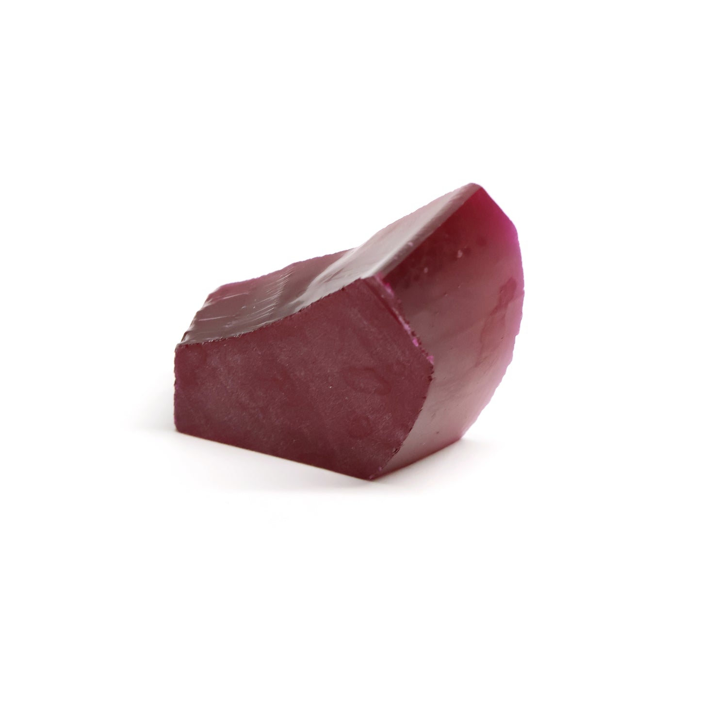 Pigeon Blood Red  Czochralski Pulled Ruby - Grade A - Faceting Rough