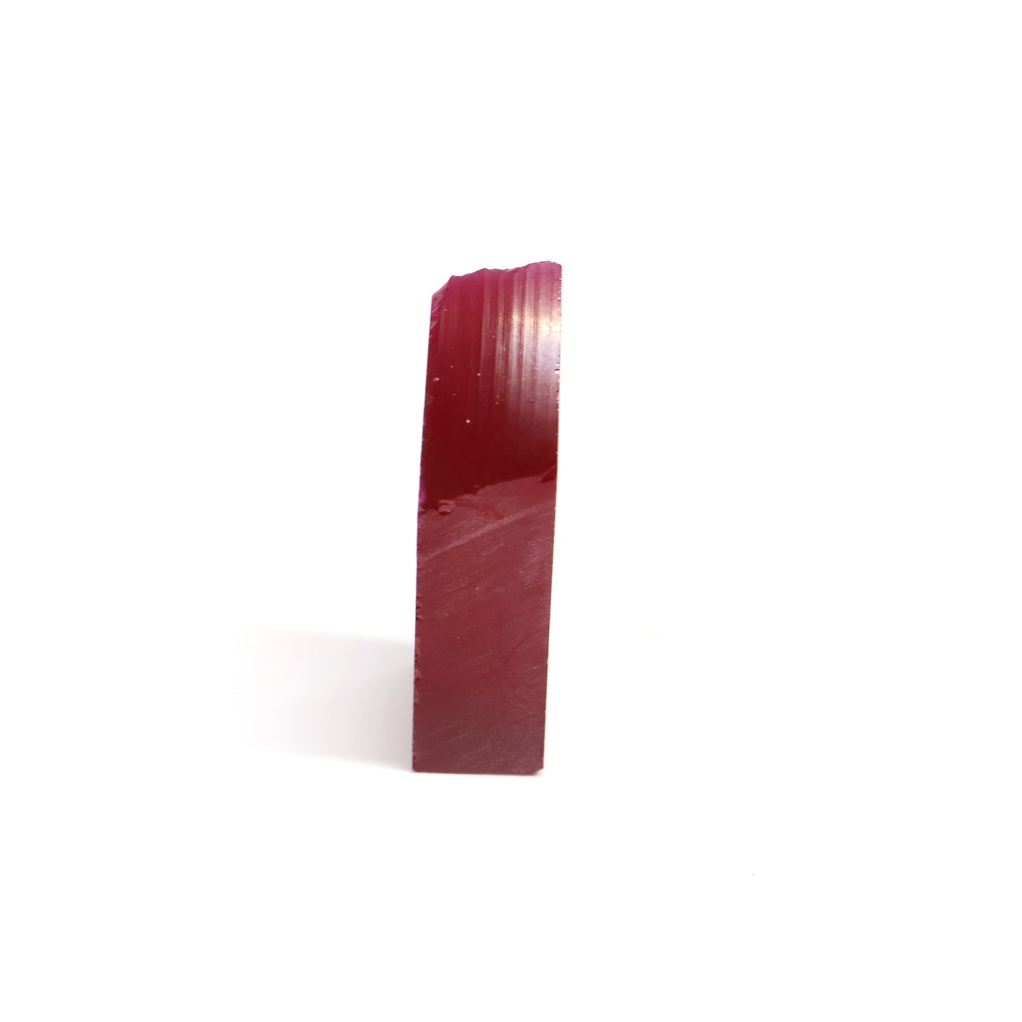 Pigeon Blood Red  Czochralski Pulled Ruby - Grade A - Faceting Rough