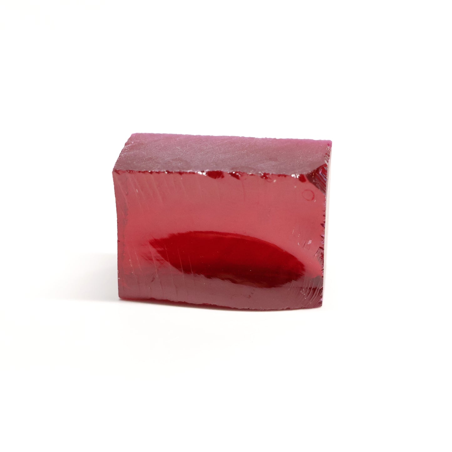 Pigeon Blood Red  Czochralski Pulled Ruby - Grade A - Faceting Rough