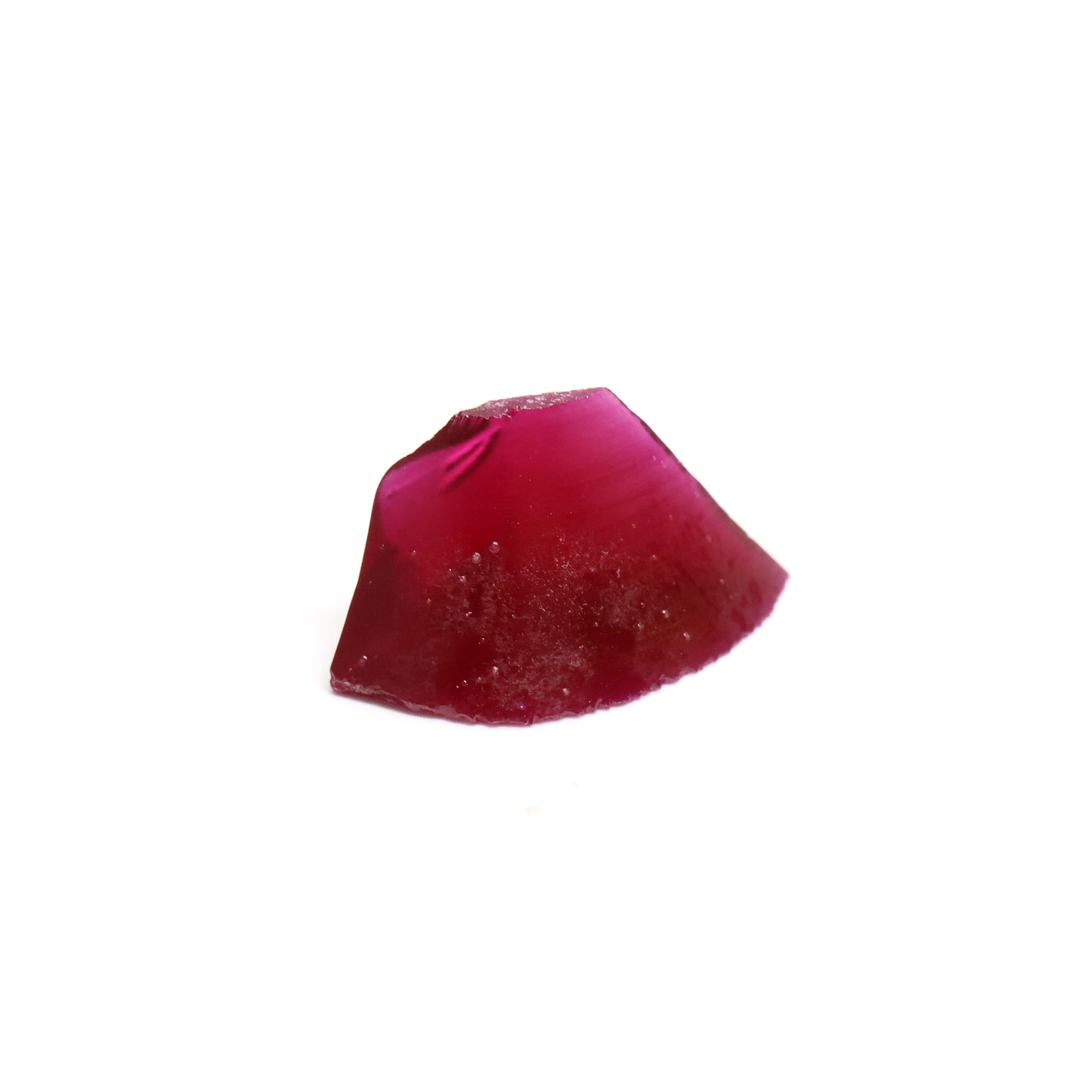 Pigeon Blood Red  Czochralski Pulled Ruby - Grade A - Faceting Rough