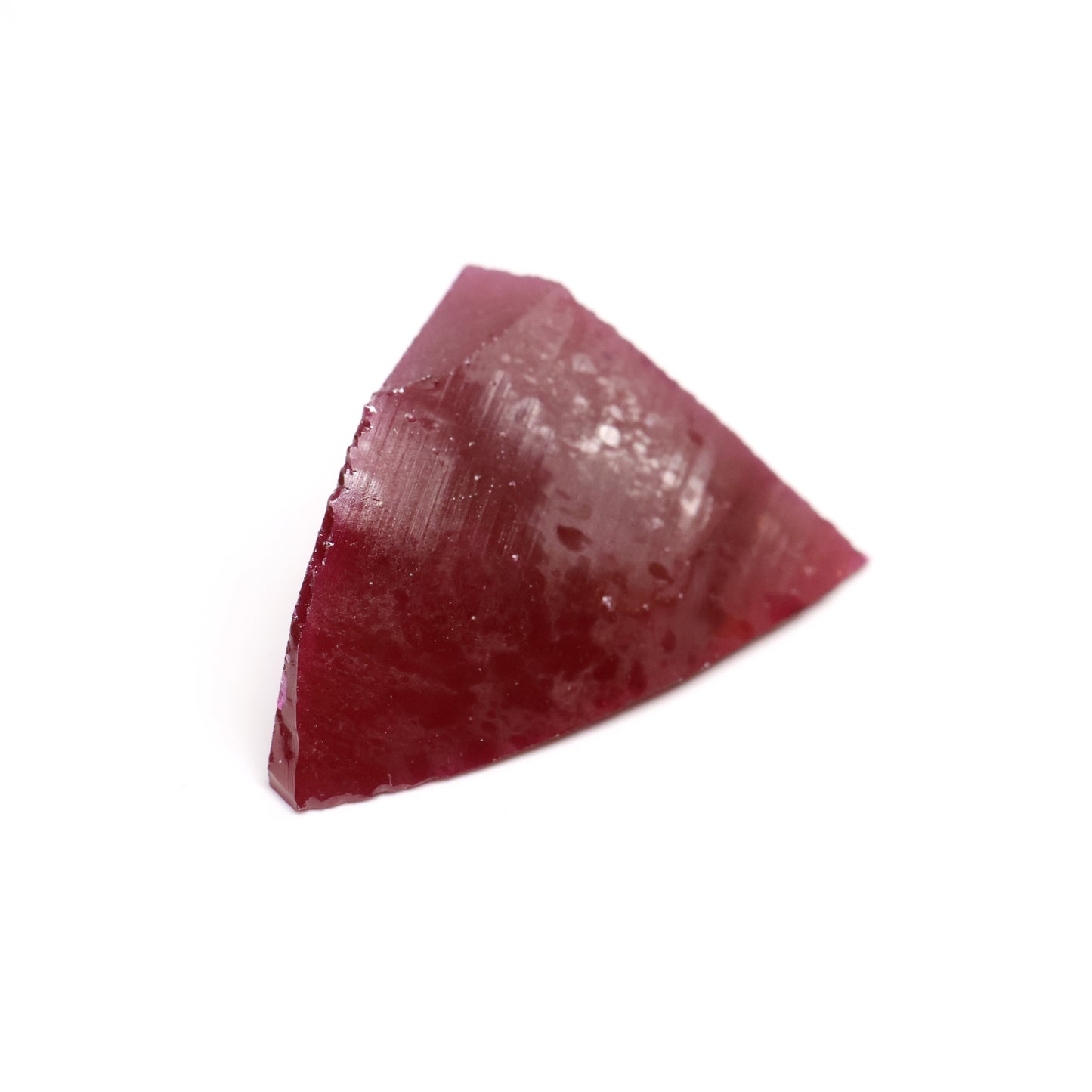 Pigeon Blood Red  Czochralski Pulled Ruby - Grade A - Faceting Rough