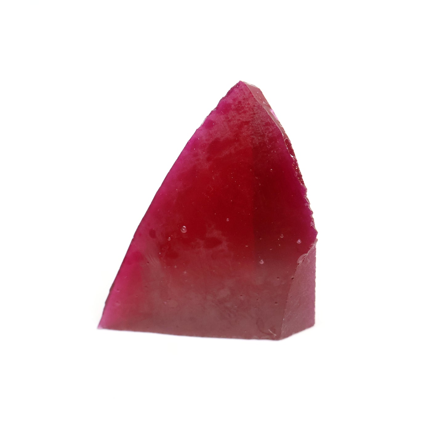 Pigeon Blood Red  Czochralski Pulled Ruby - Grade A - Faceting Rough