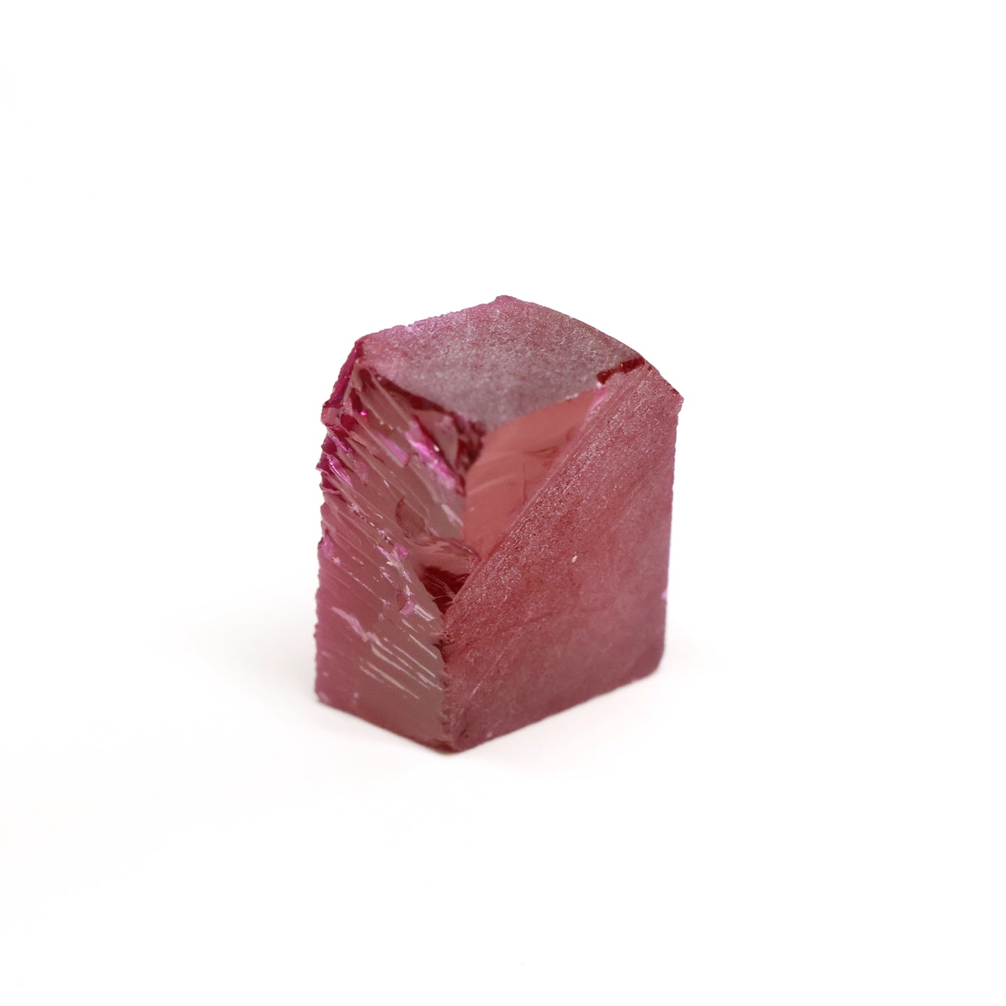 Pigeon Blood Red  Czochralski Pulled Ruby - Grade A - Faceting Rough