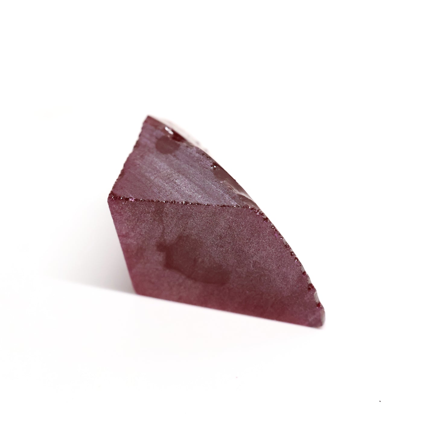 Pigeon Blood Red  Czochralski Pulled Ruby - Grade A - Faceting Rough