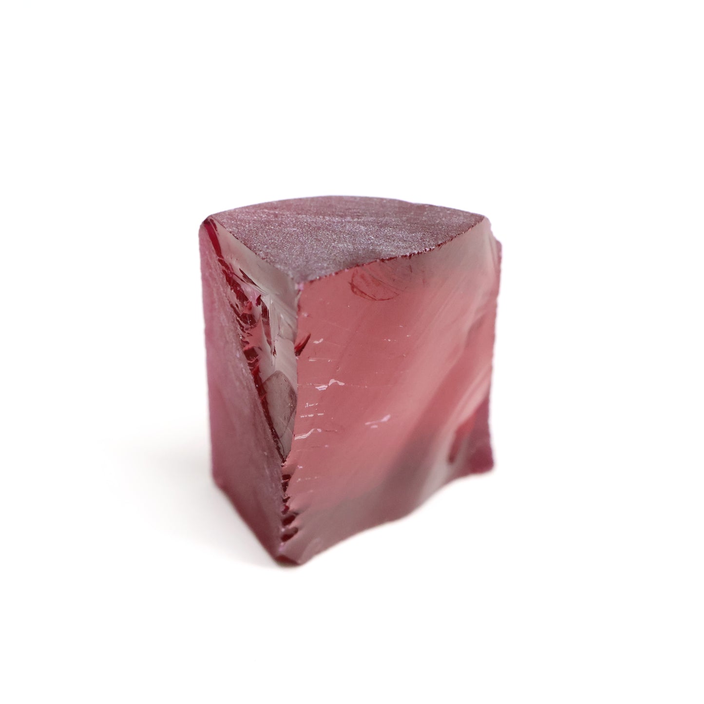 Pigeon Blood Red  Czochralski Pulled Ruby - Grade A - Faceting Rough