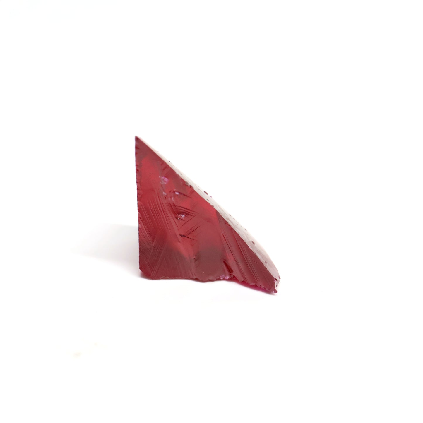 Pigeon Blood Red  Czochralski Pulled Ruby - Grade A - Faceting Rough