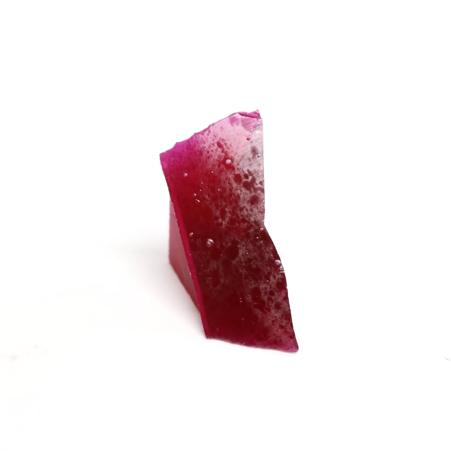 Pigeon Blood Red  Czochralski Pulled Ruby - Grade A - Faceting Rough