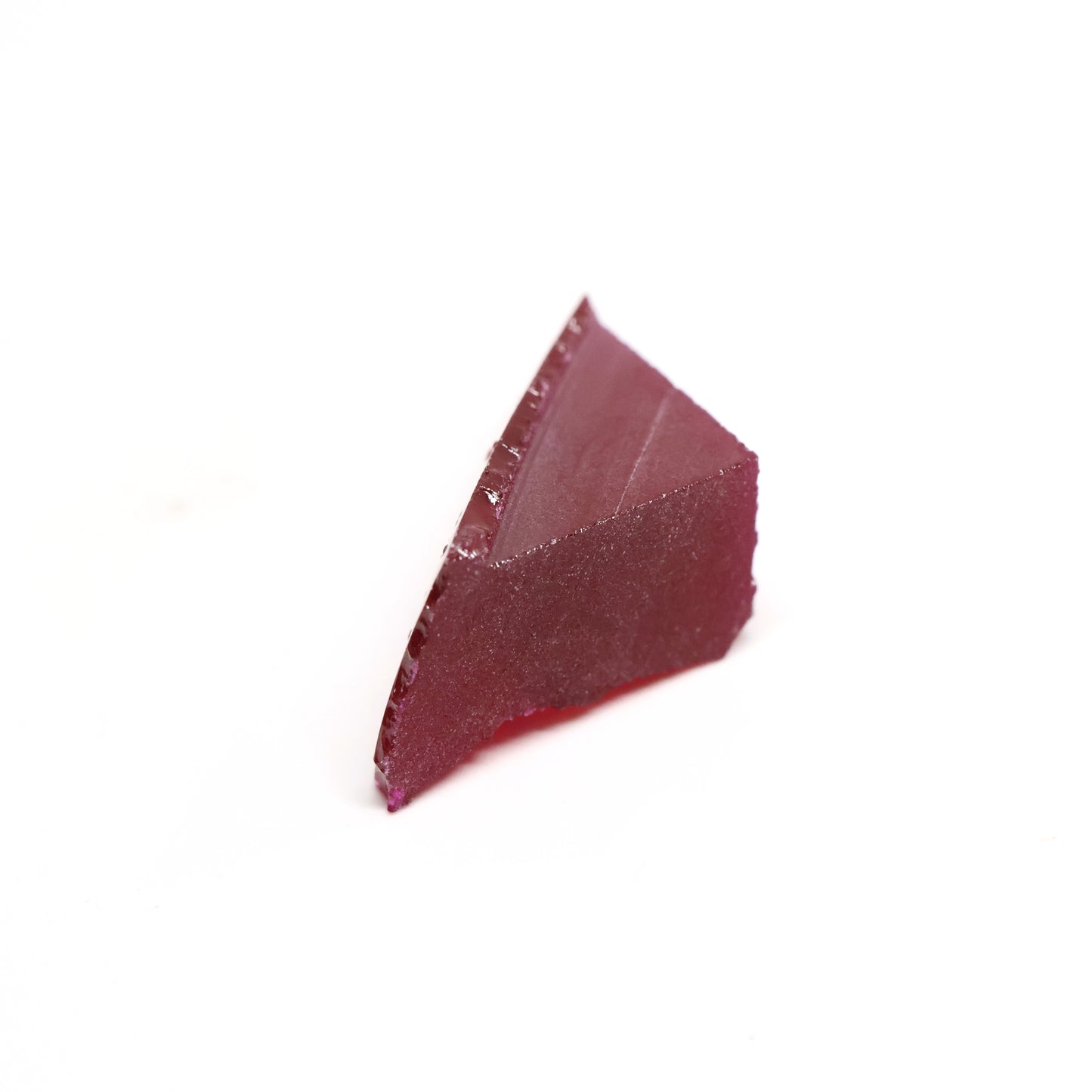 Pigeon Blood Red  Czochralski Pulled Ruby - Grade A - Faceting Rough