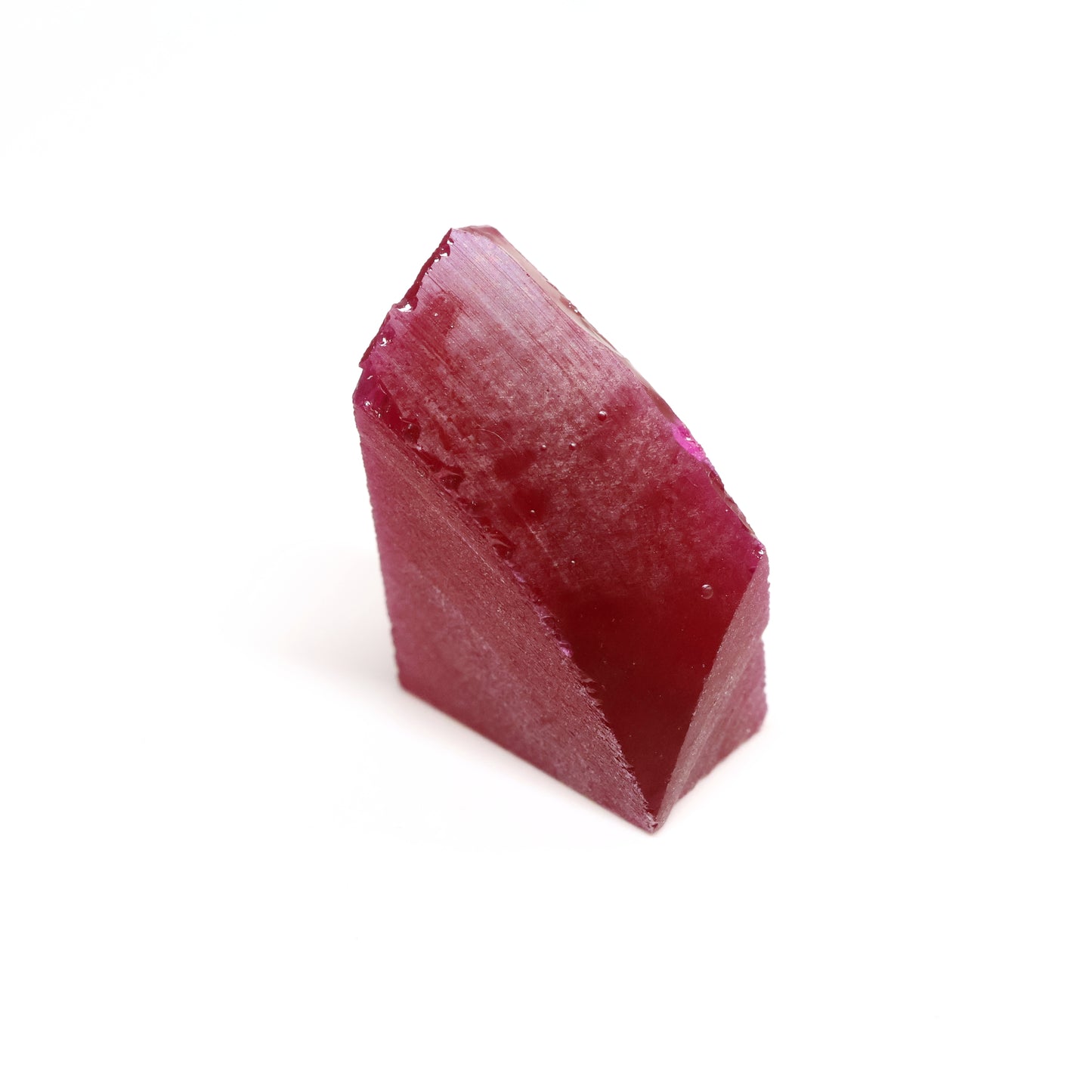 Pigeon Blood Red  Czochralski Pulled Ruby - Grade A - Faceting Rough