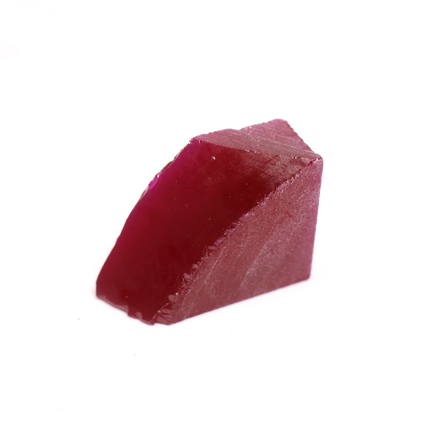 Pigeon Blood Red  Czochralski Pulled Ruby - Grade A - Faceting Rough