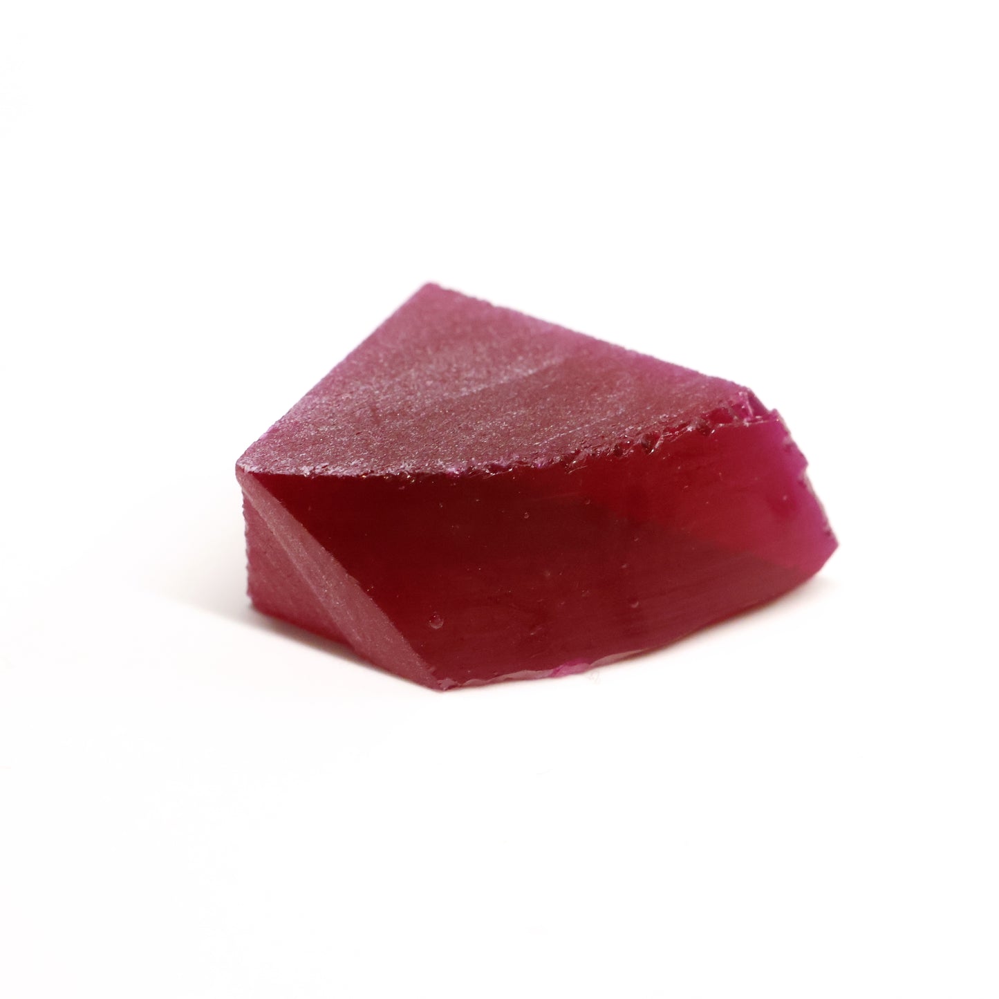 Pigeon Blood Red  Czochralski Pulled Ruby - Grade A - Faceting Rough