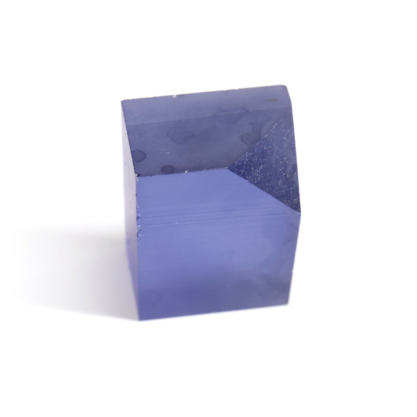 Medium Blue Czochralski Pulled Sapphire - Grade A - Faceting Rough