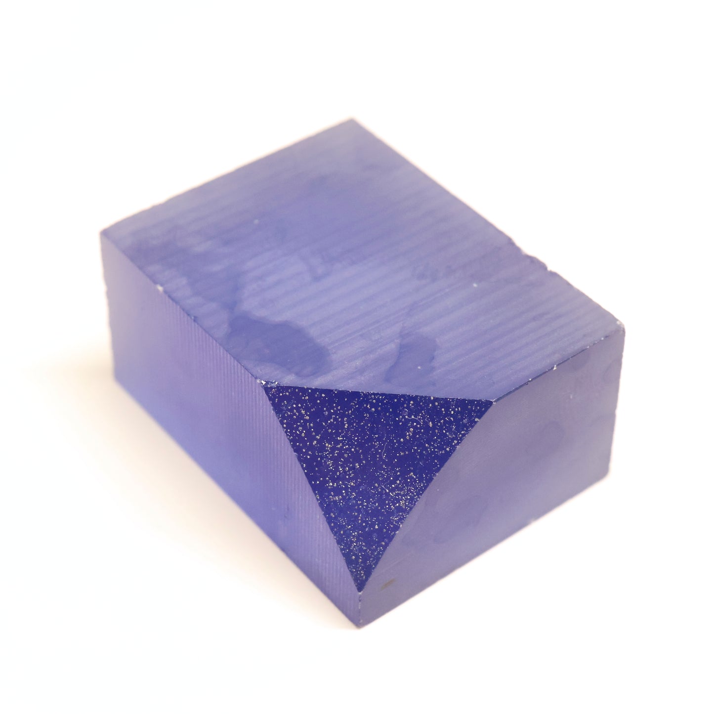 Medium Blue Czochralski Pulled Sapphire - Grade A - Faceting Rough