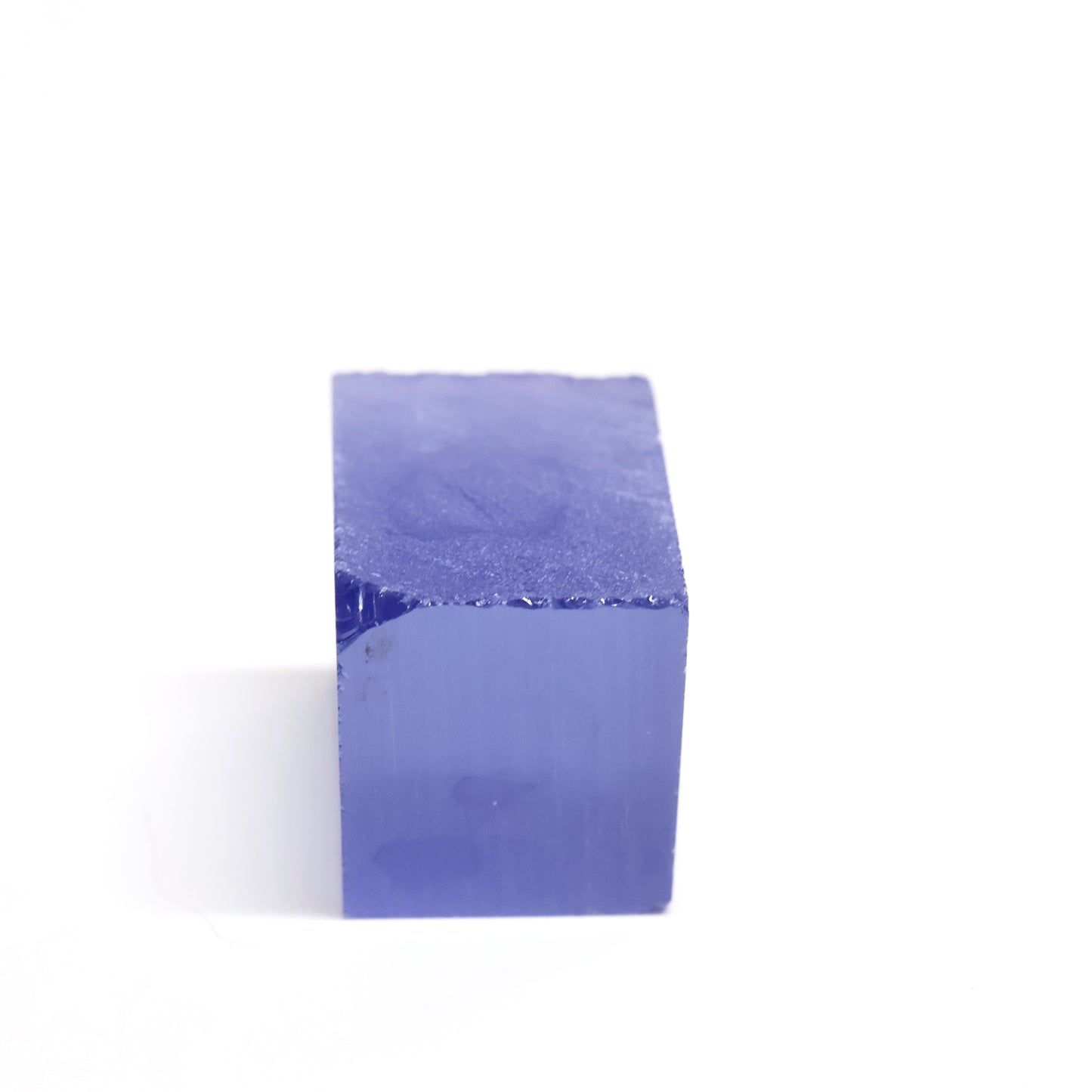 Medium Blue Czochralski Pulled Sapphire - Grade A - Faceting Rough