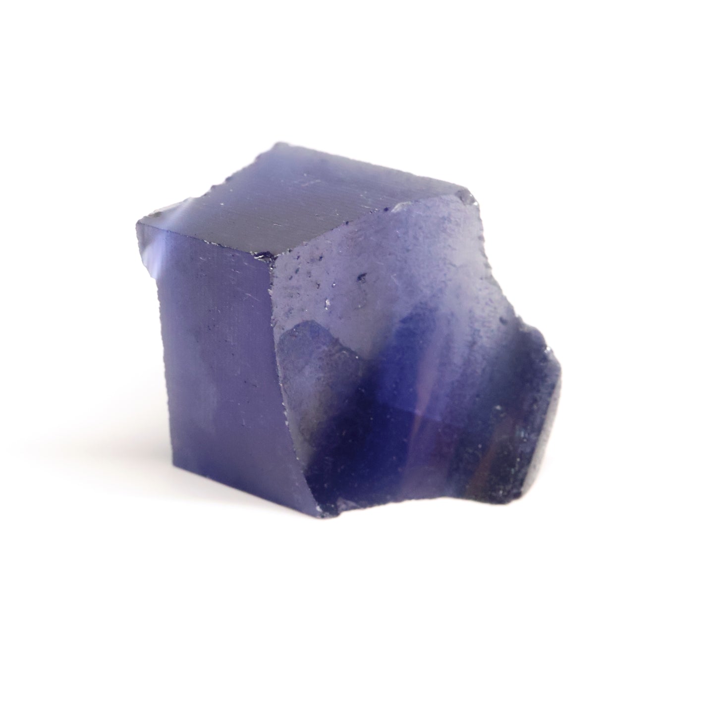 Medium Blue Czochralski Pulled Sapphire - Grade A - Faceting Rough