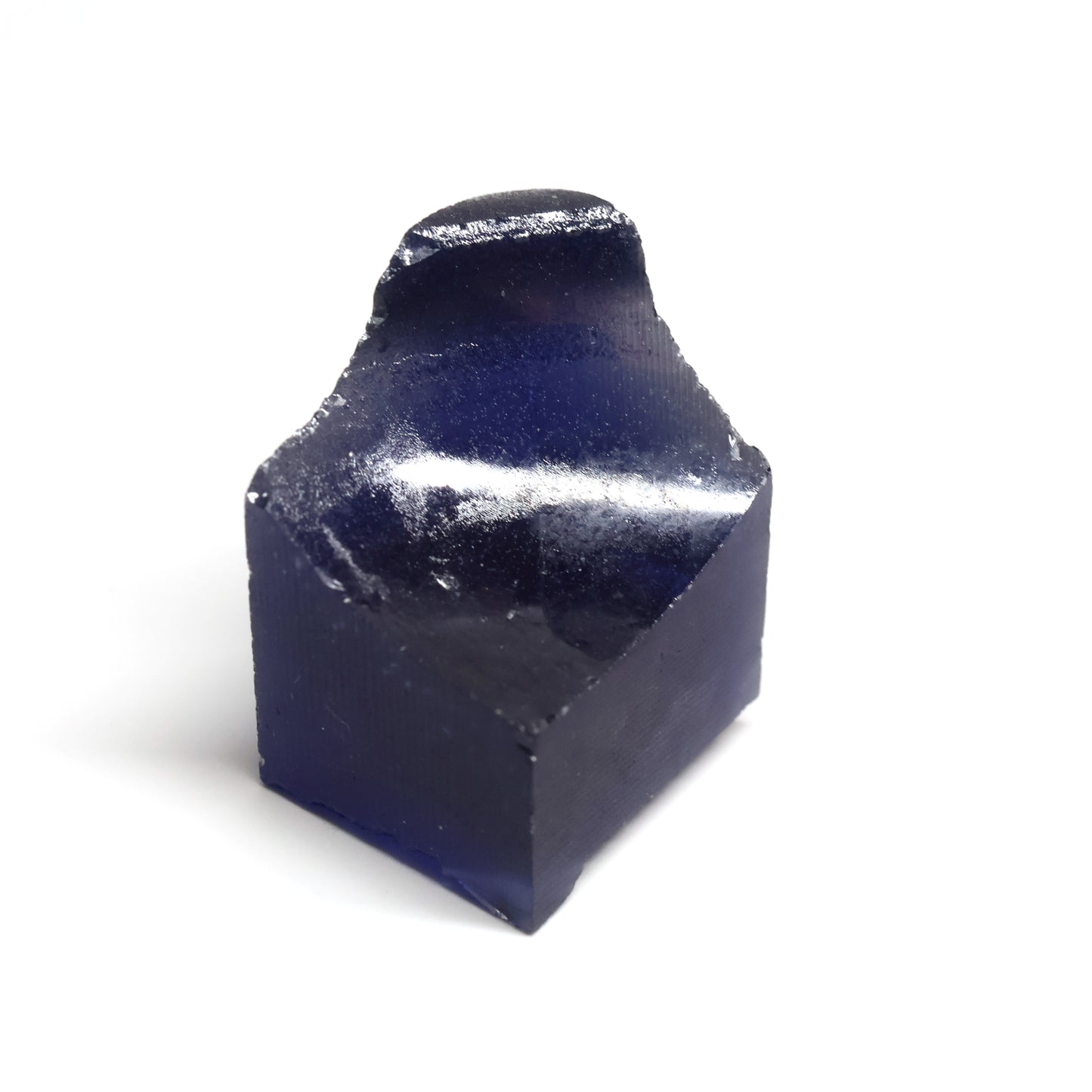 Medium Blue Czochralski Pulled Sapphire - Grade A - Faceting Rough