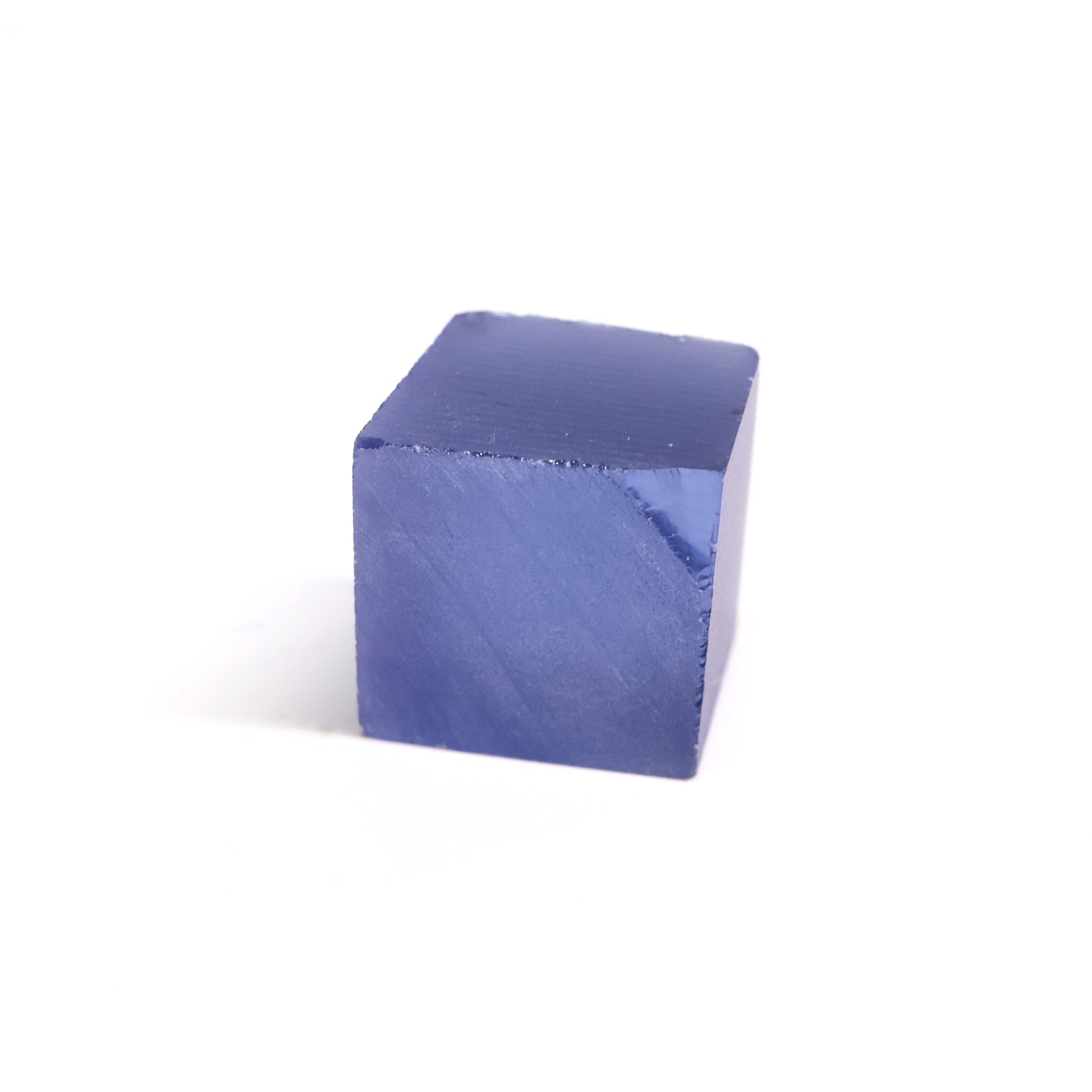 Medium Blue Czochralski Pulled Sapphire - Grade A - Faceting Rough