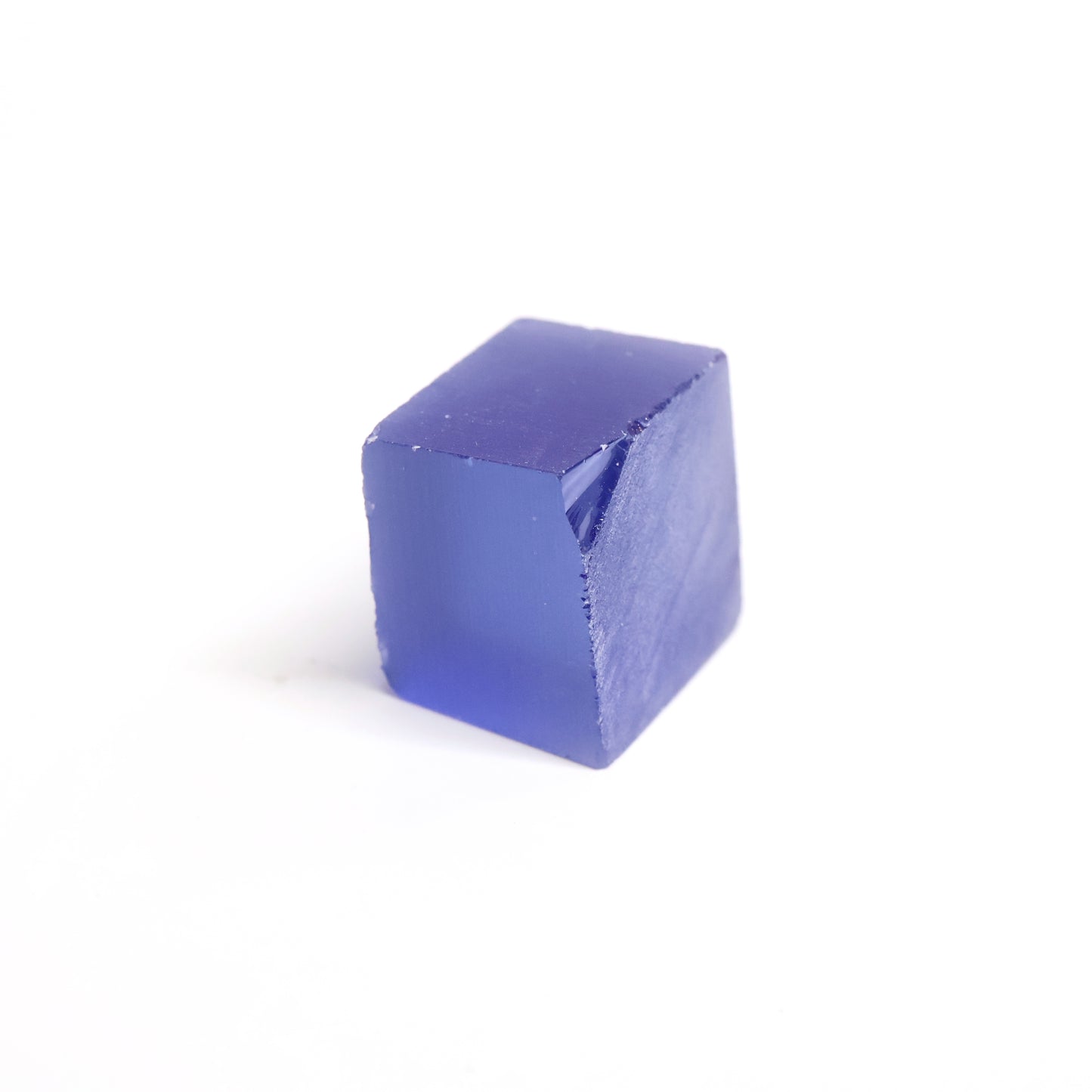 Medium Blue Czochralski Pulled Sapphire - Grade A - Faceting Rough