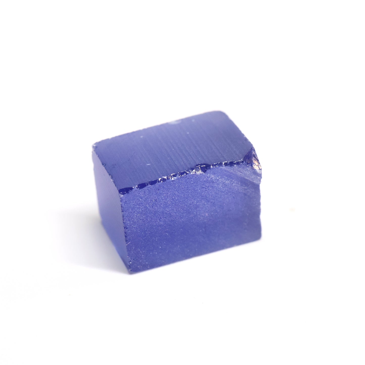 Medium Blue Czochralski Pulled Sapphire - Grade A - Faceting Rough