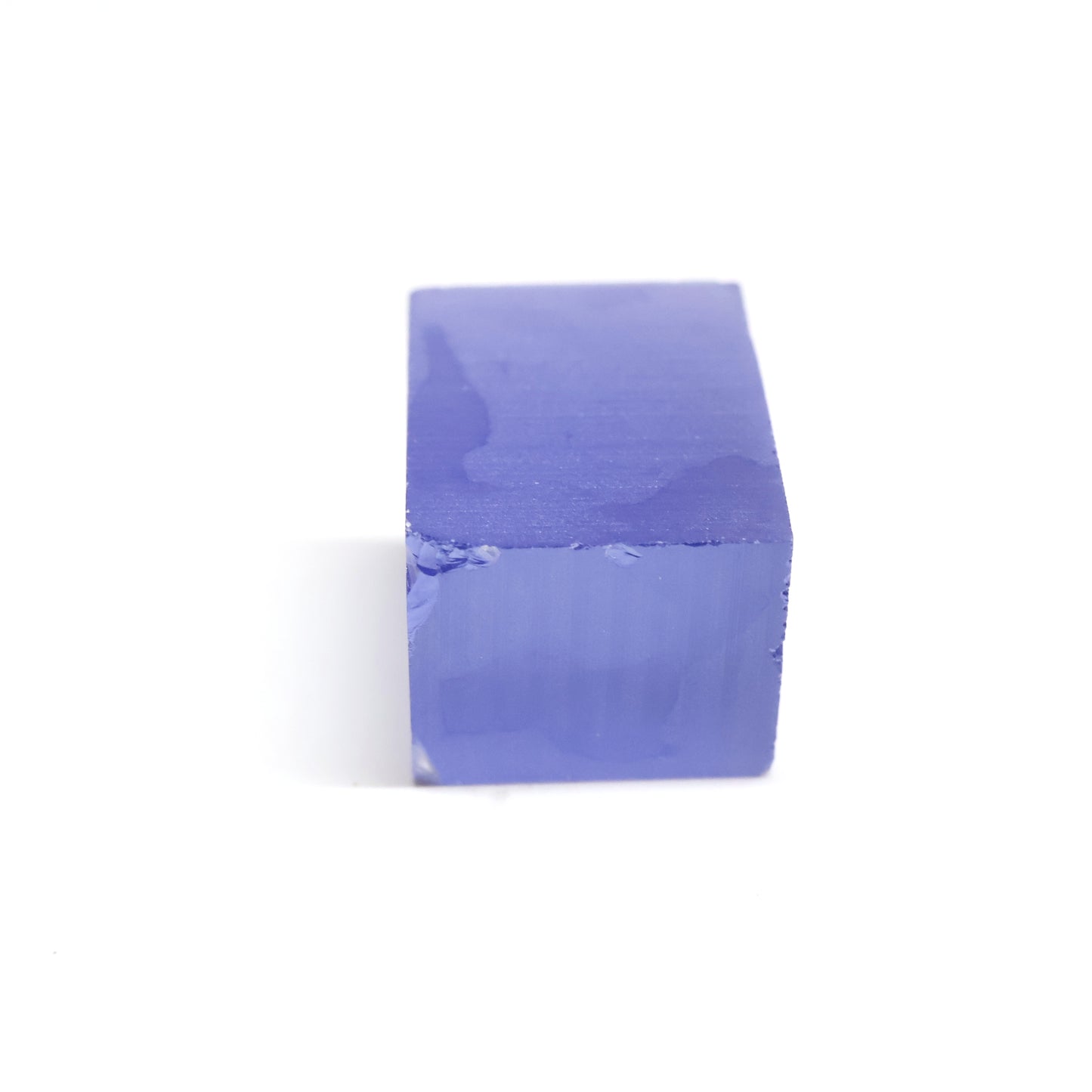 Medium Blue Czochralski Pulled Sapphire - Grade A - Faceting Rough