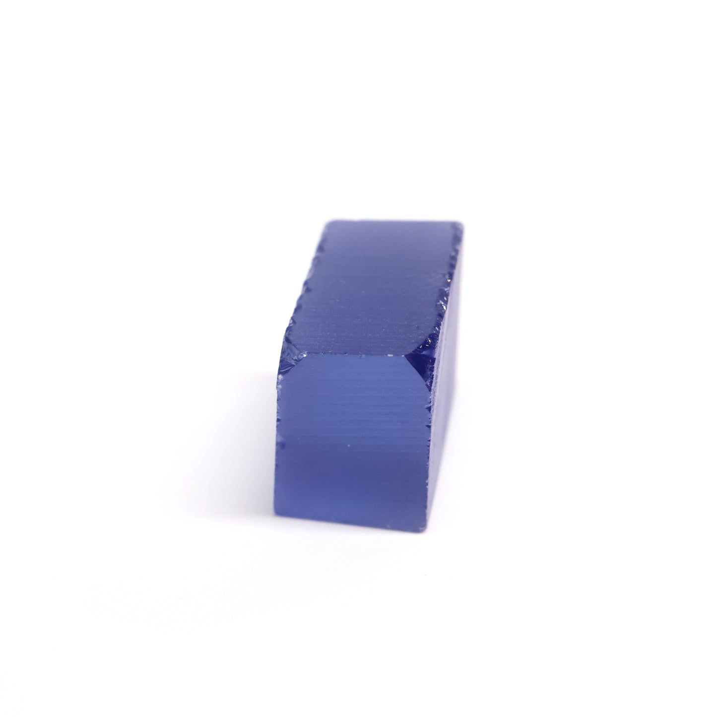 Medium Blue Czochralski Pulled Sapphire - Grade A - Faceting Rough