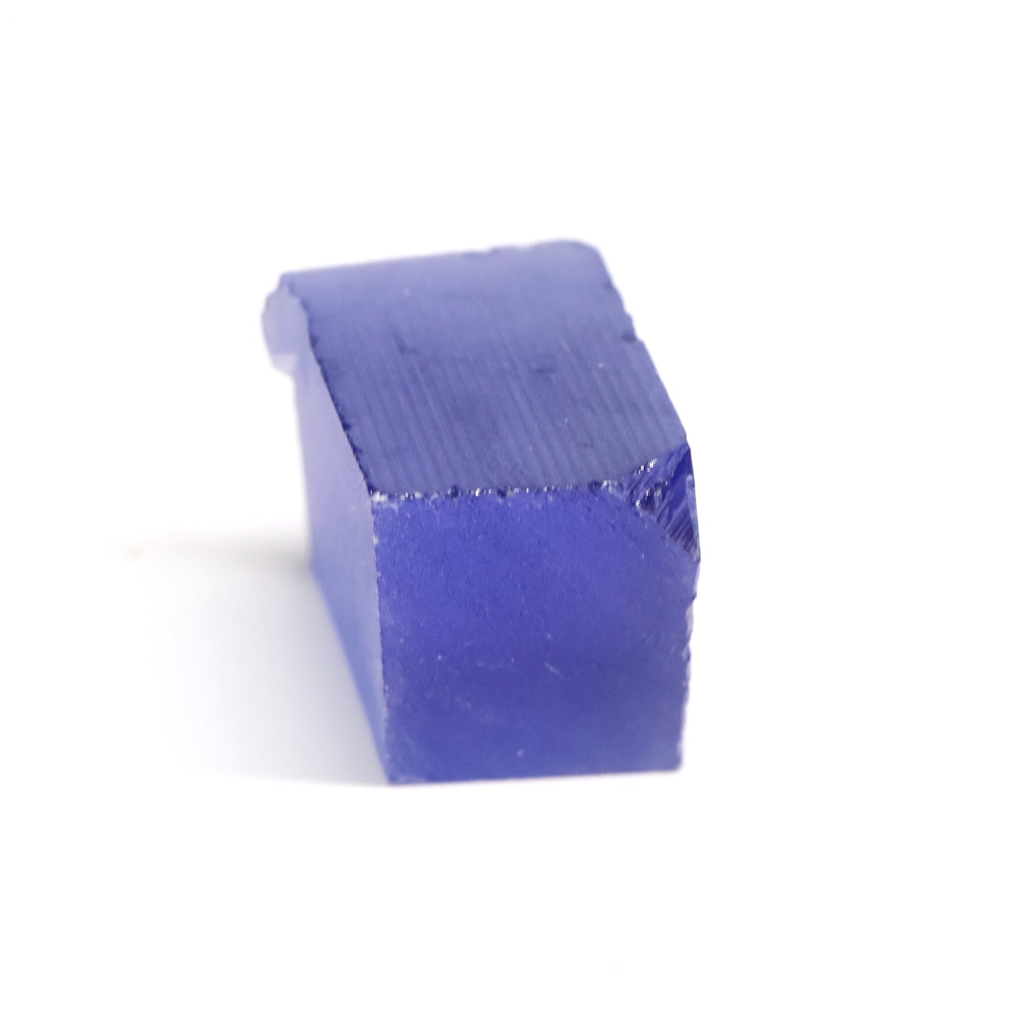 Medium Blue Czochralski Pulled Sapphire - Grade A - Faceting Rough