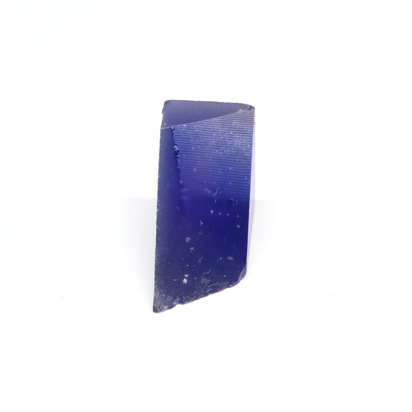 Medium Blue Czochralski Pulled Sapphire - Grade A - Faceting Rough