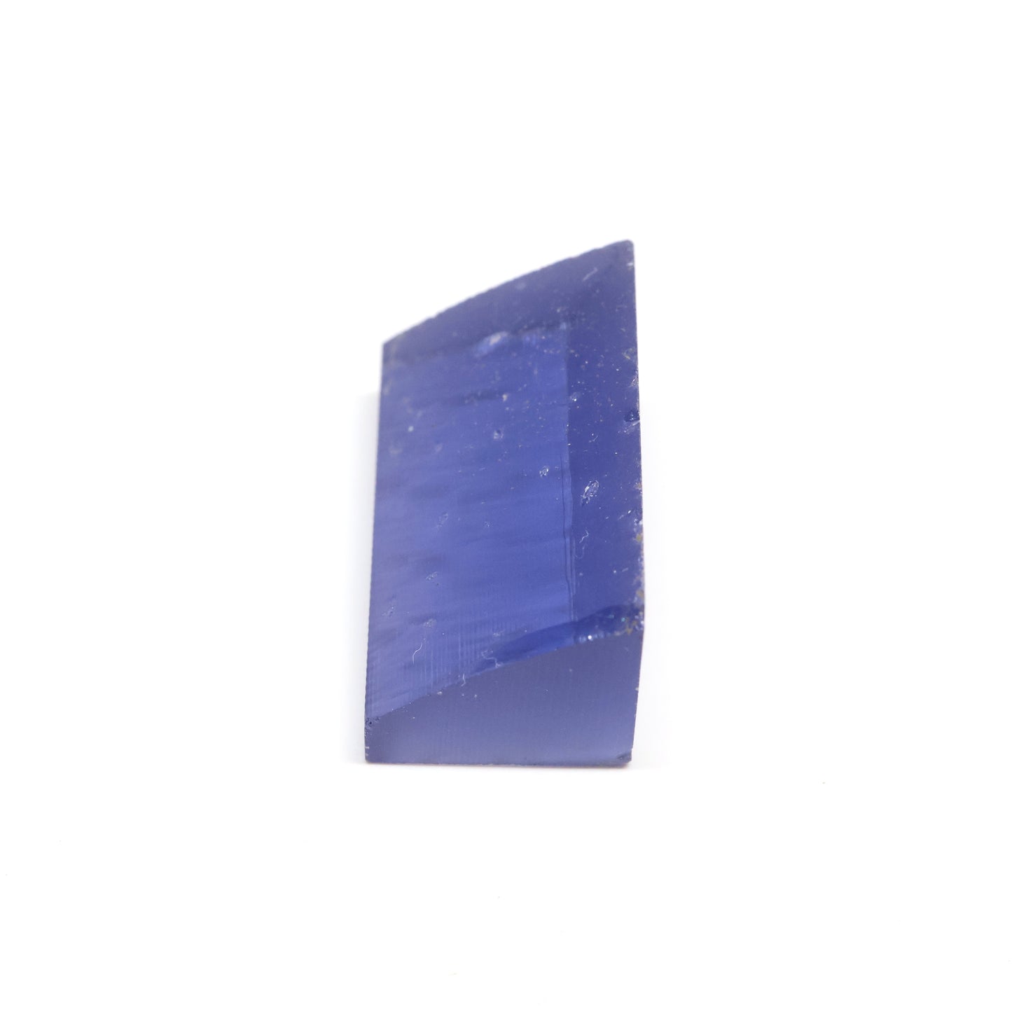 Medium Blue Czochralski Pulled Sapphire - Grade A - Faceting Rough