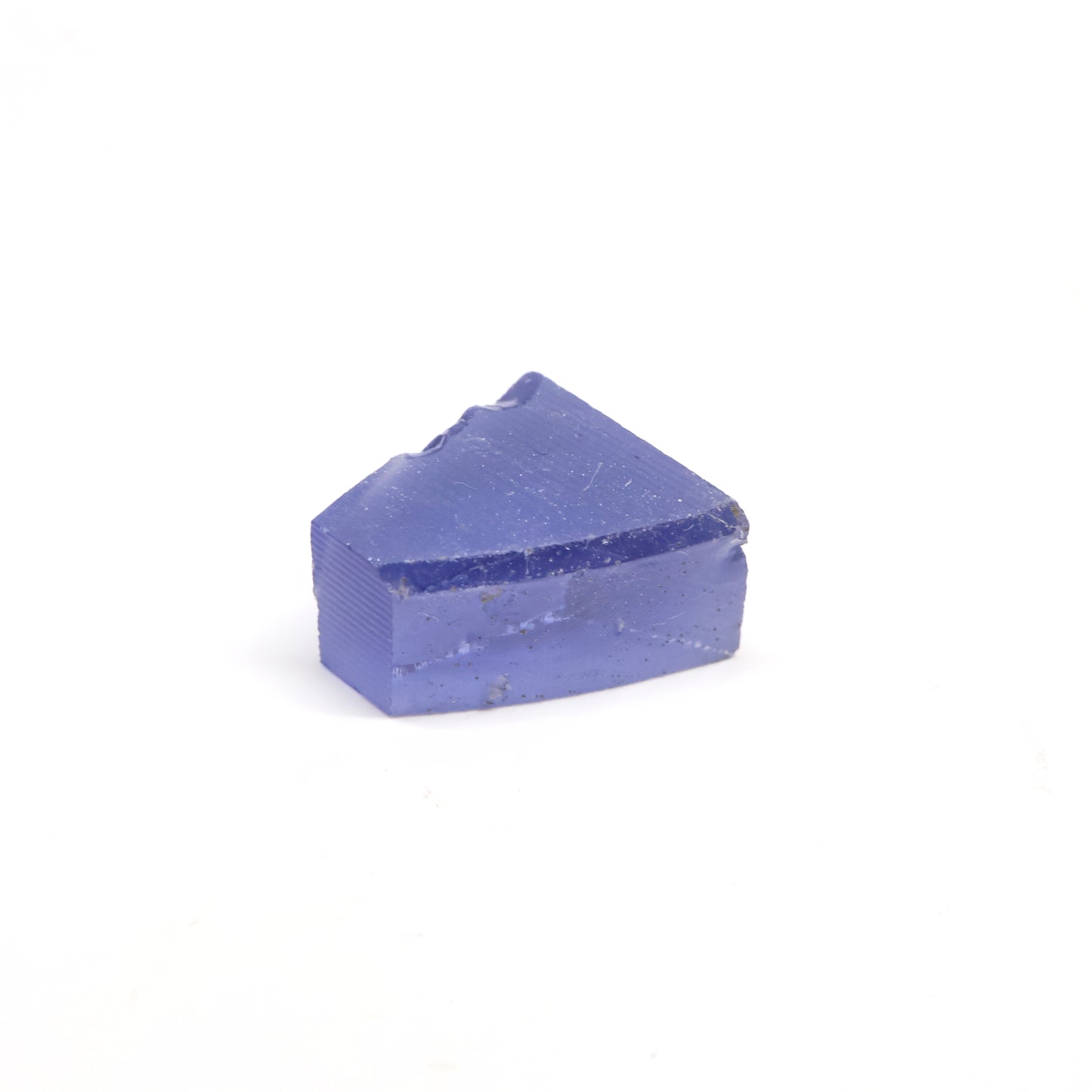 Medium Blue Czochralski Pulled Sapphire - Grade A - Faceting Rough