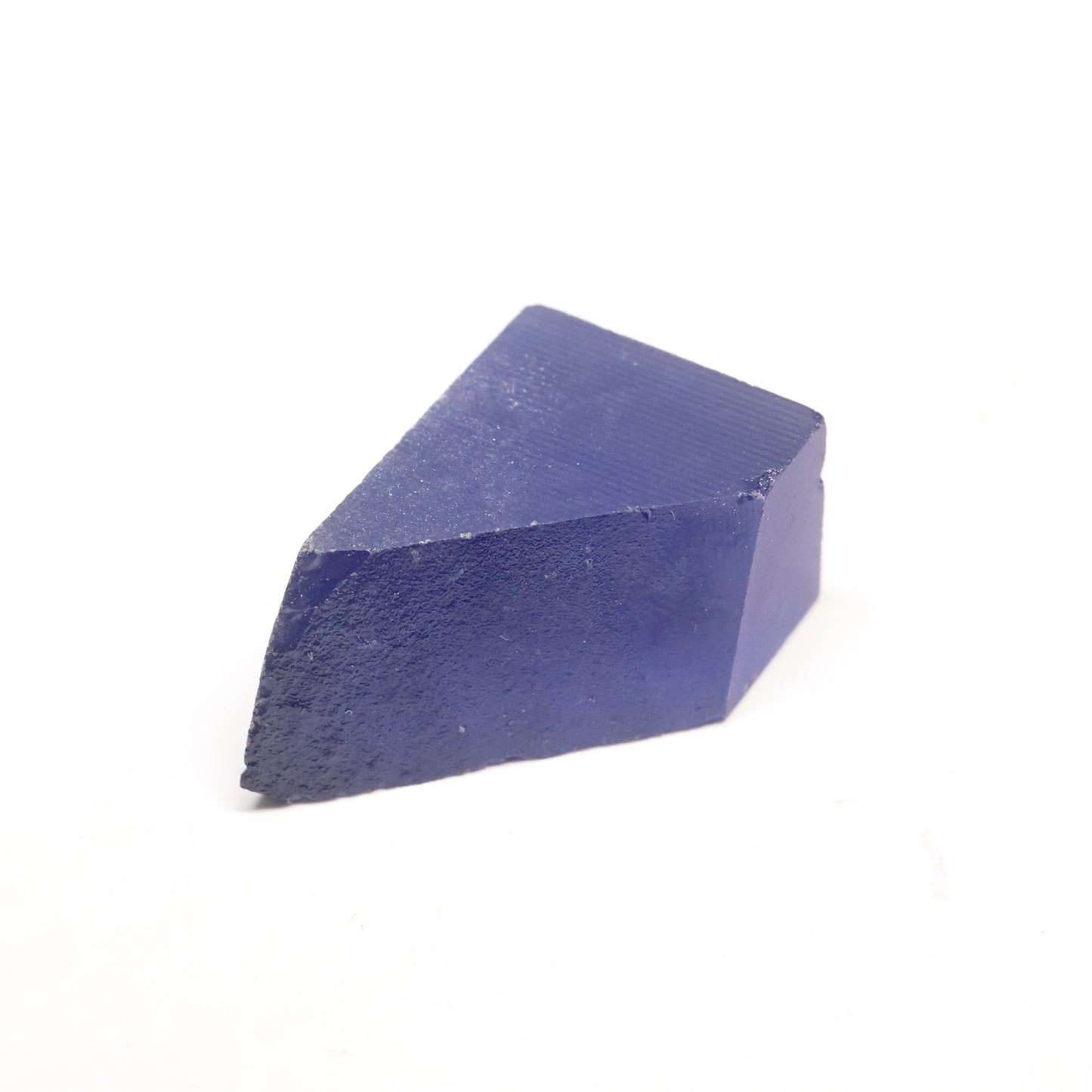 Medium Blue Czochralski Pulled Sapphire - Grade A - Faceting Rough