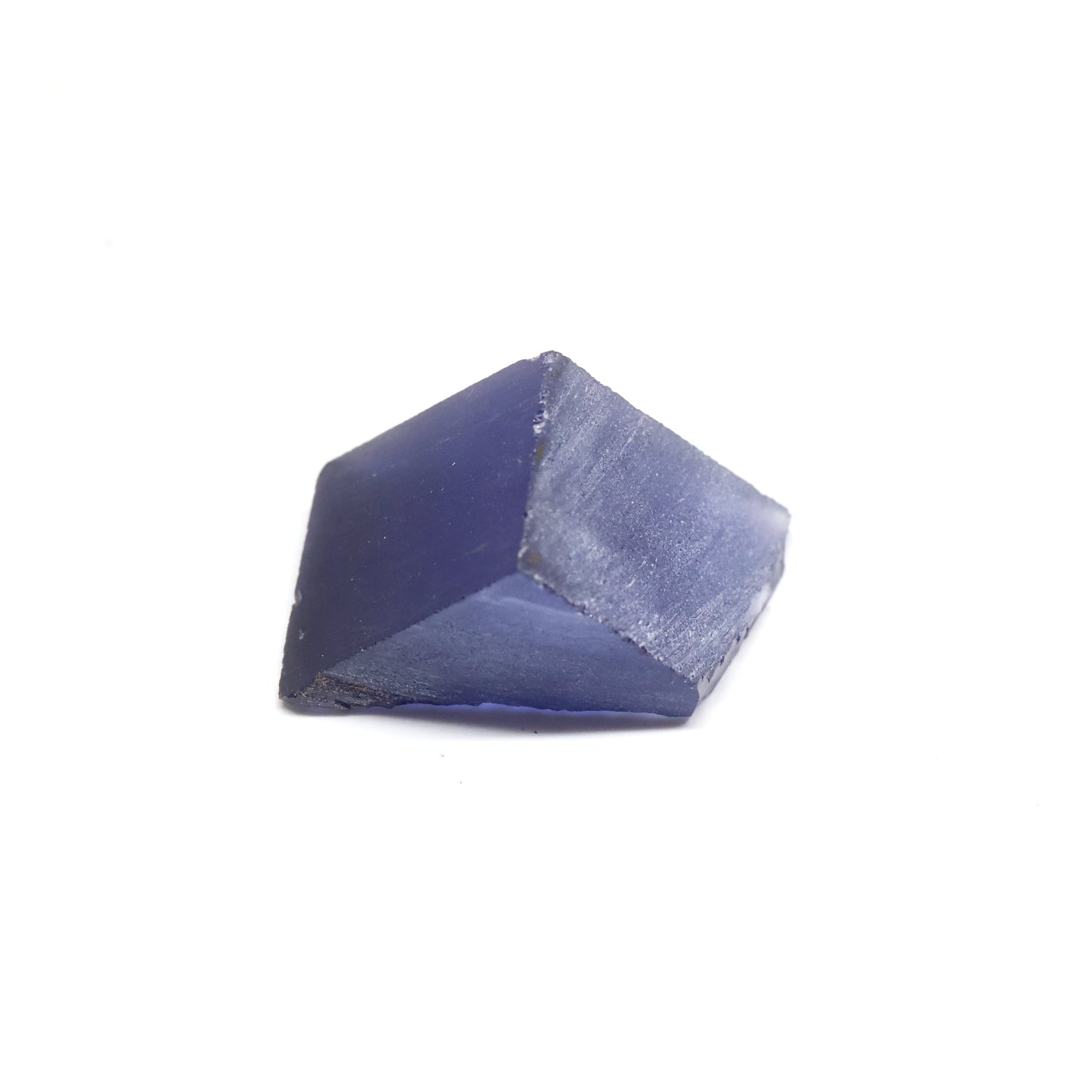 Medium Blue Czochralski Pulled Sapphire - Grade A - Faceting Rough