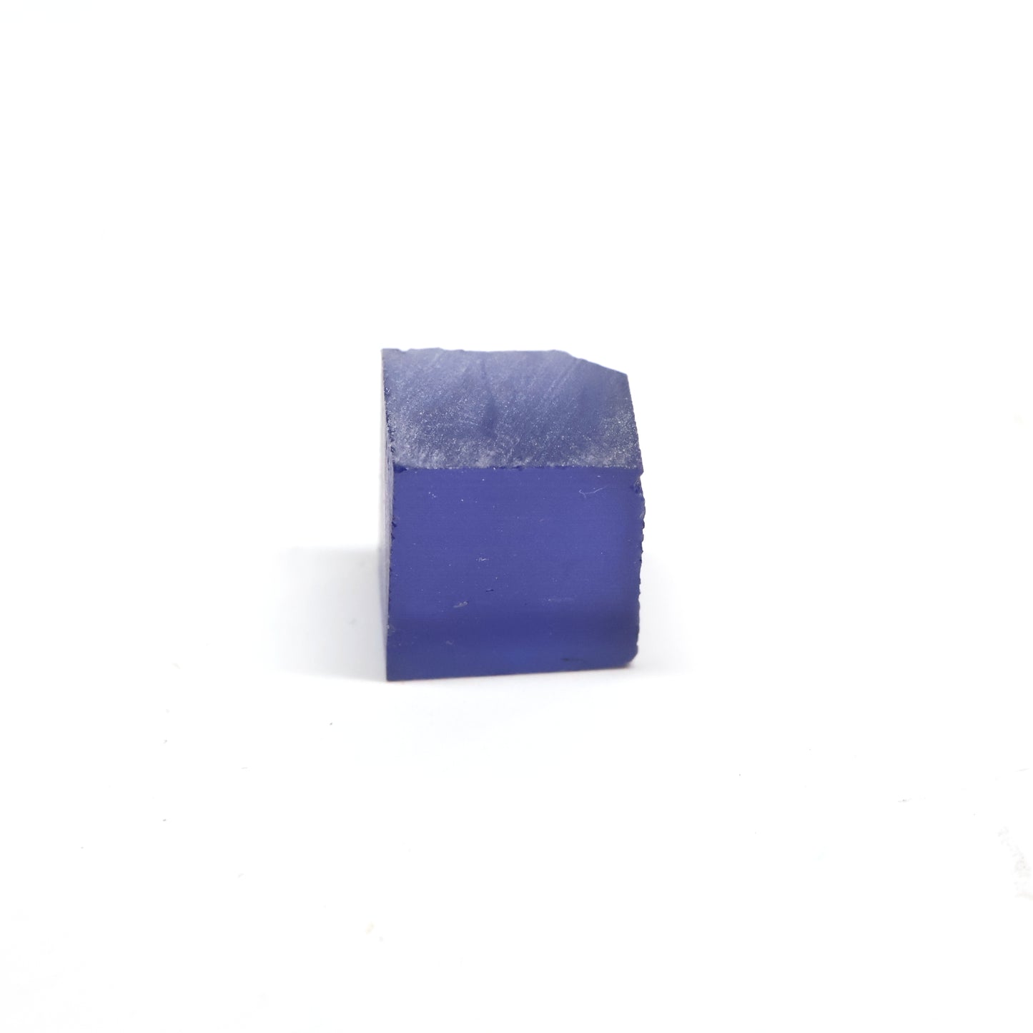 Medium Blue Czochralski Pulled Sapphire - Grade A - Faceting Rough