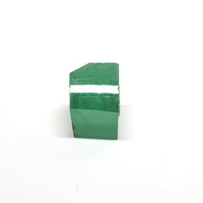 Mint Green Czochralski Pulled Sapphire - Grade A - Faceting Rough