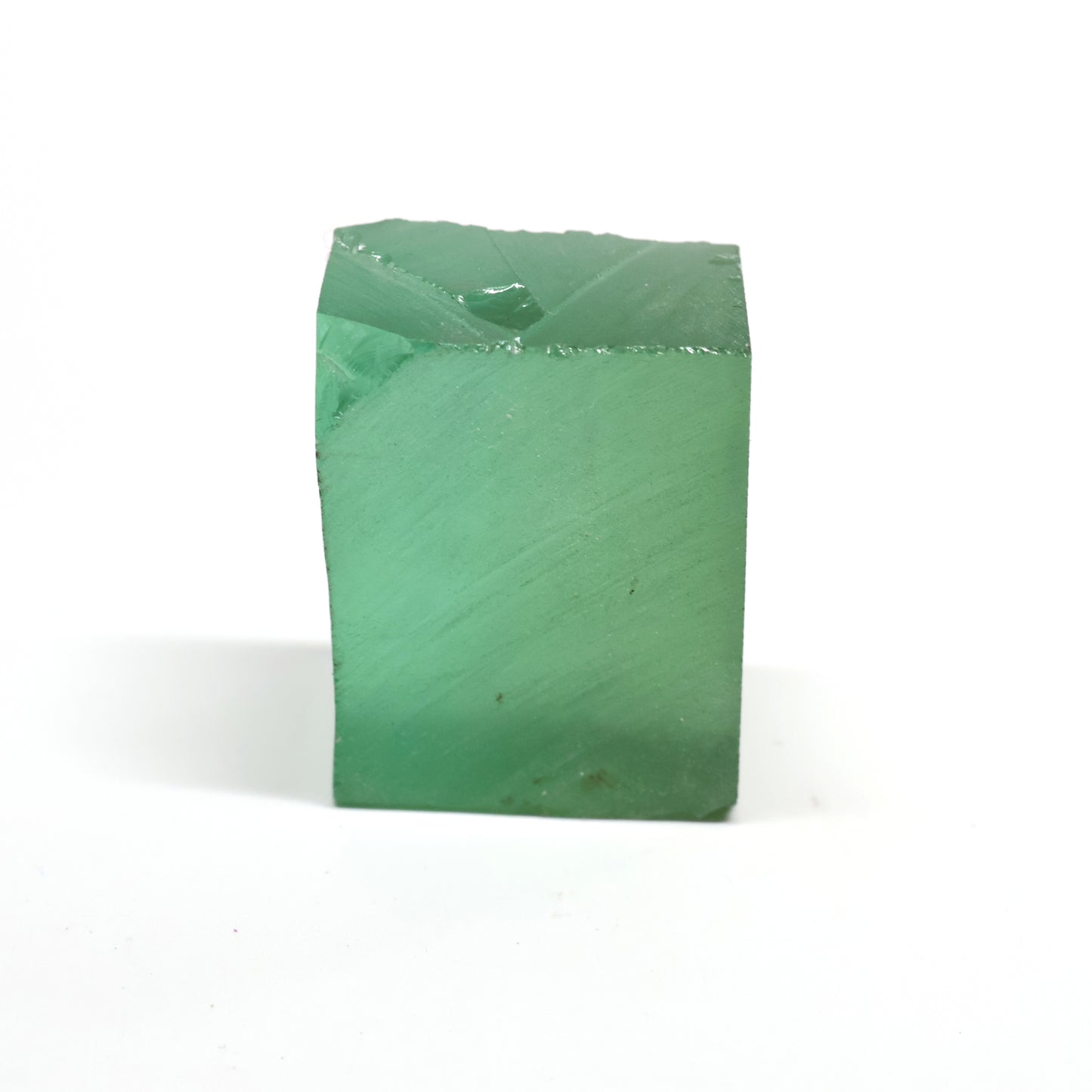 Mint Green Czochralski Pulled Sapphire - Grade A - Faceting Rough