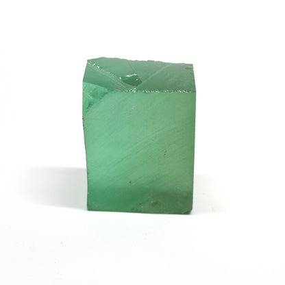 Mint Green Czochralski Pulled Sapphire - Grade A - Faceting Rough