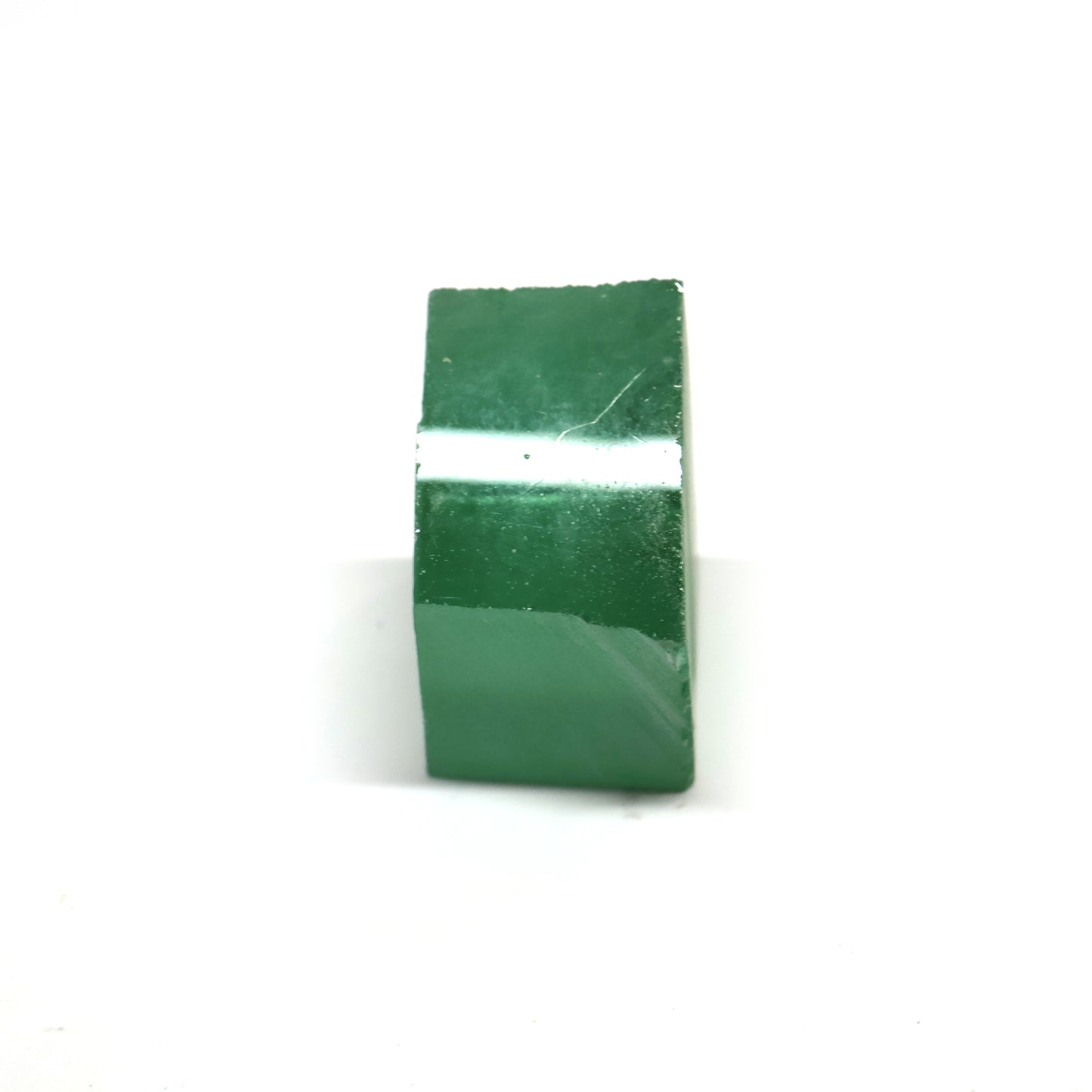 Mint Green Czochralski Pulled Sapphire - Grade A - Faceting Rough