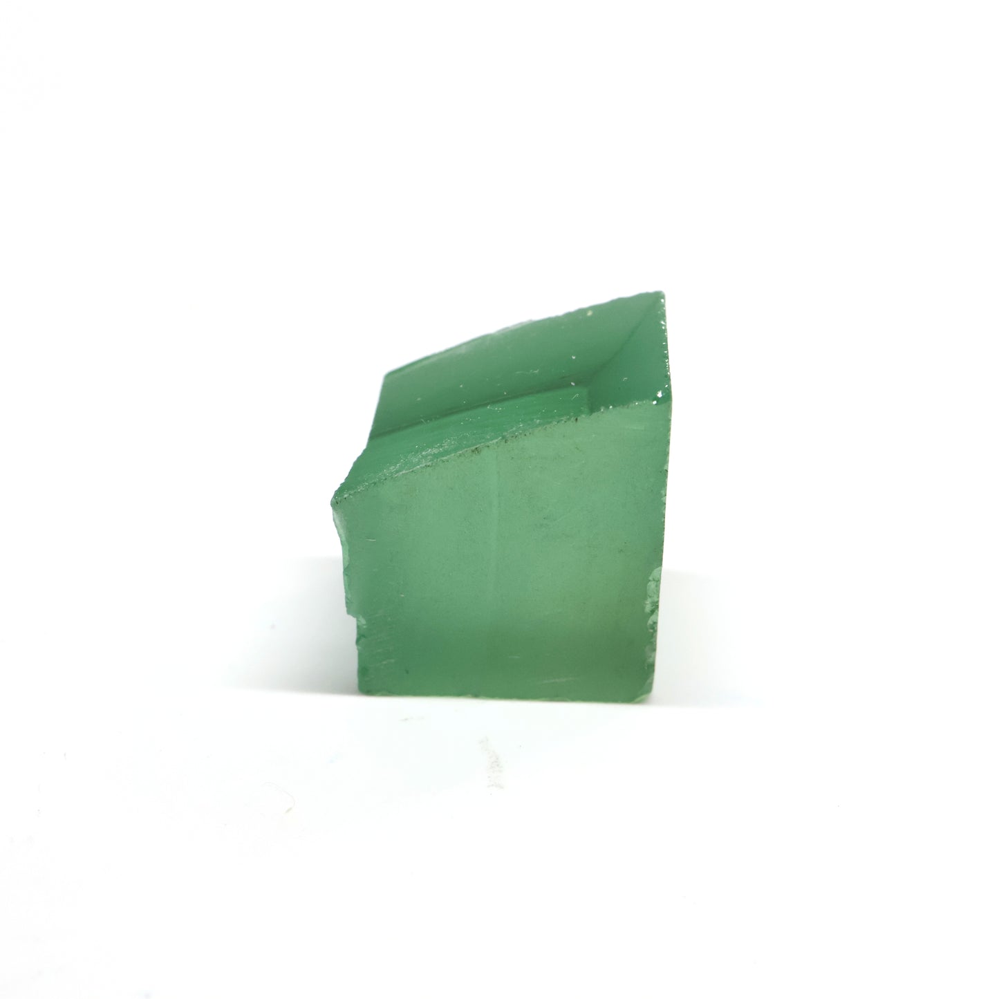 Mint Green Czochralski Pulled Sapphire - Grade A - Faceting Rough