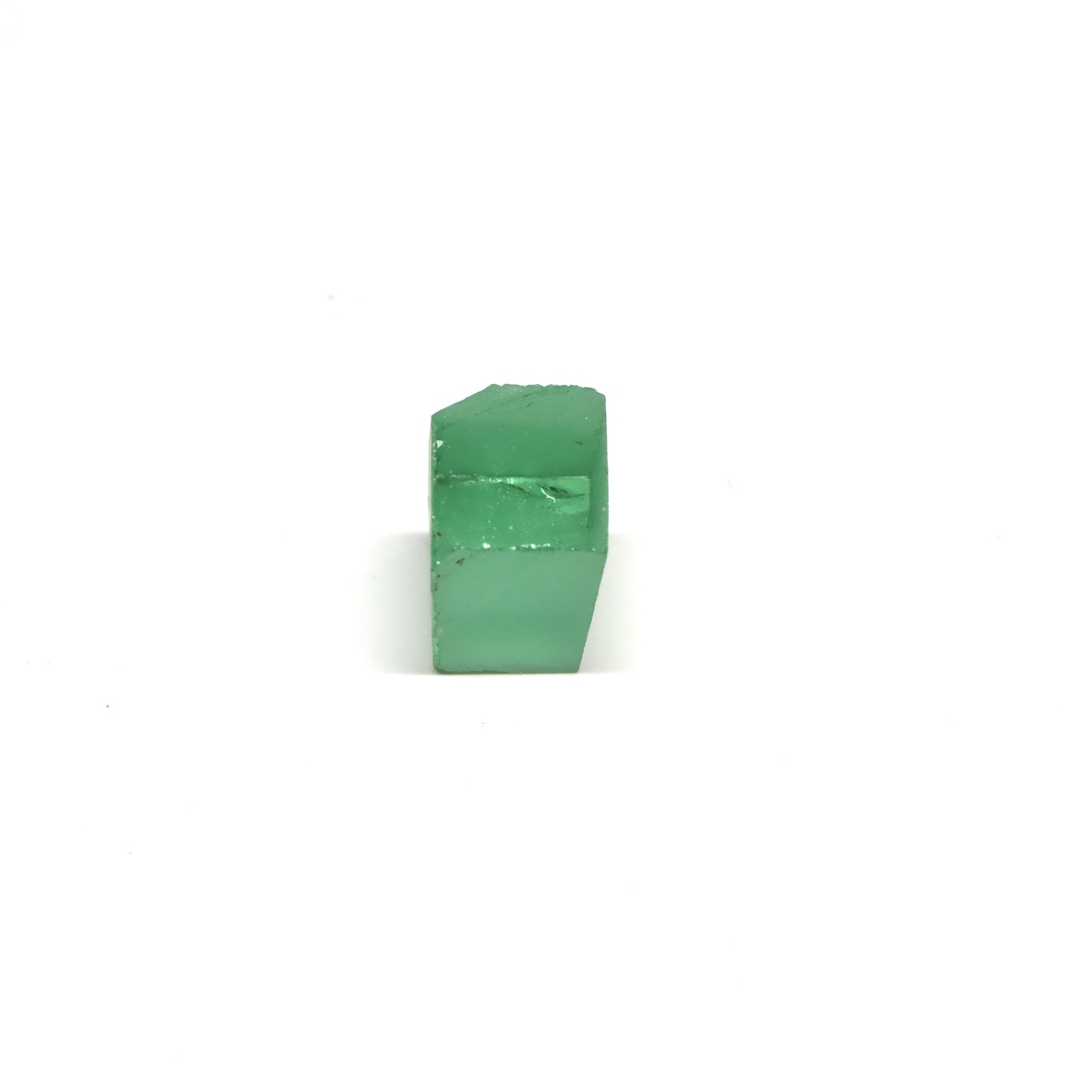 Mint Green Czochralski Pulled Sapphire - Grade A - Faceting Rough