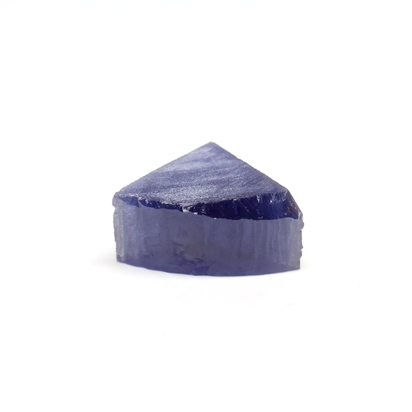 Medium Blue Czochralski Pulled Sapphire - Grade A - Faceting Rough