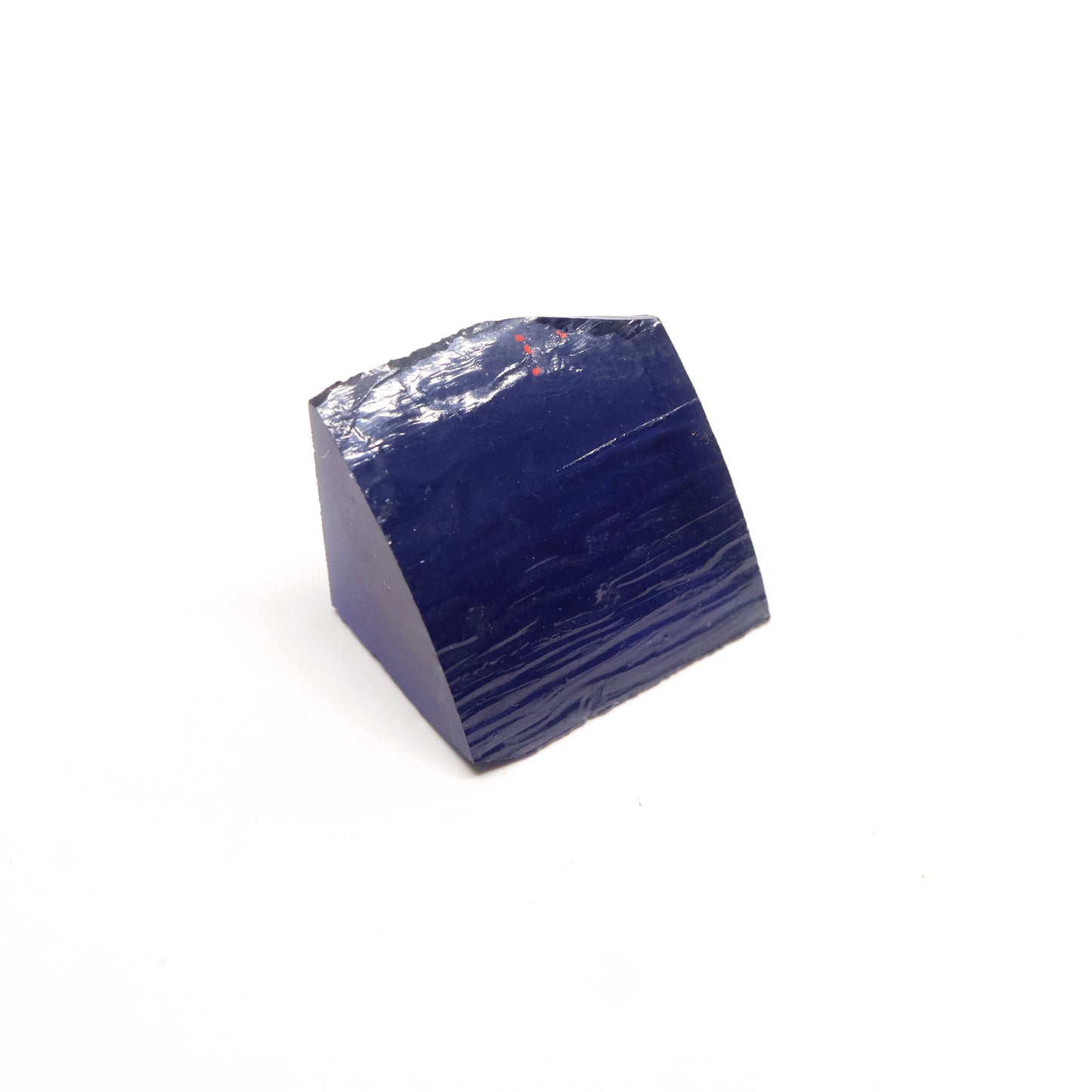 Medium Blue Czochralski Pulled Sapphire - Grade A - Faceting Rough