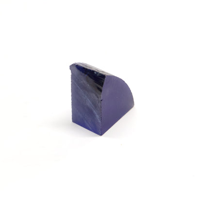 Medium Blue Czochralski Pulled Sapphire - Grade A - Faceting Rough